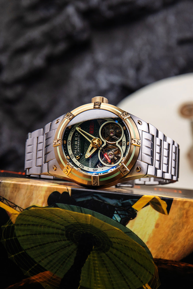Nubeo Nubeo Galileo Automatic Limited Edition Gold Men's Watch NB-6070-44