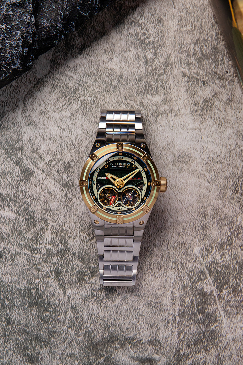 Nubeo Nubeo Galileo Automatic Limited Edition Gold Men's Watch NB-6070-44