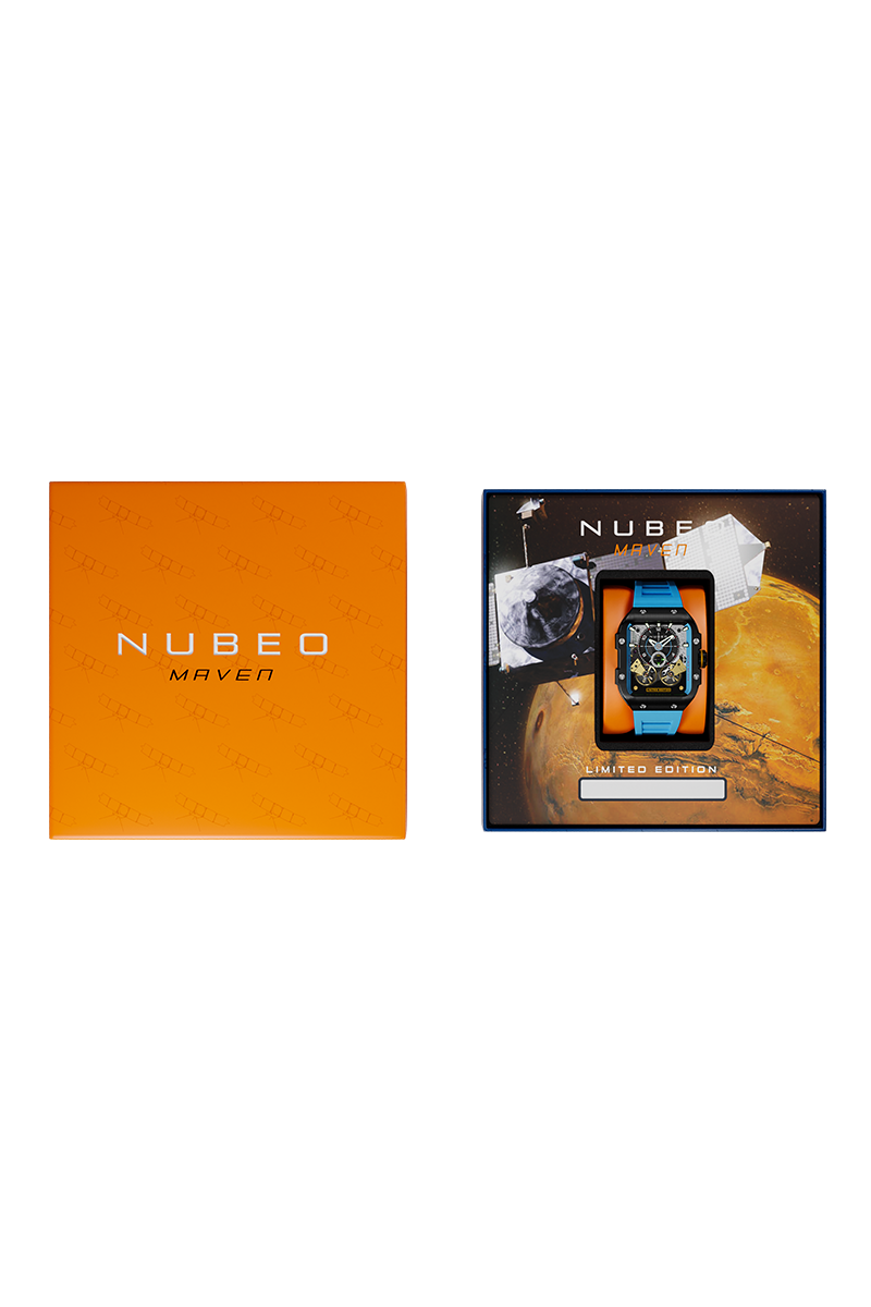 Nubeo Nubeo Maven Automatic Limited Edition Stratospheric Blue Men's Watch NB-6077-03
