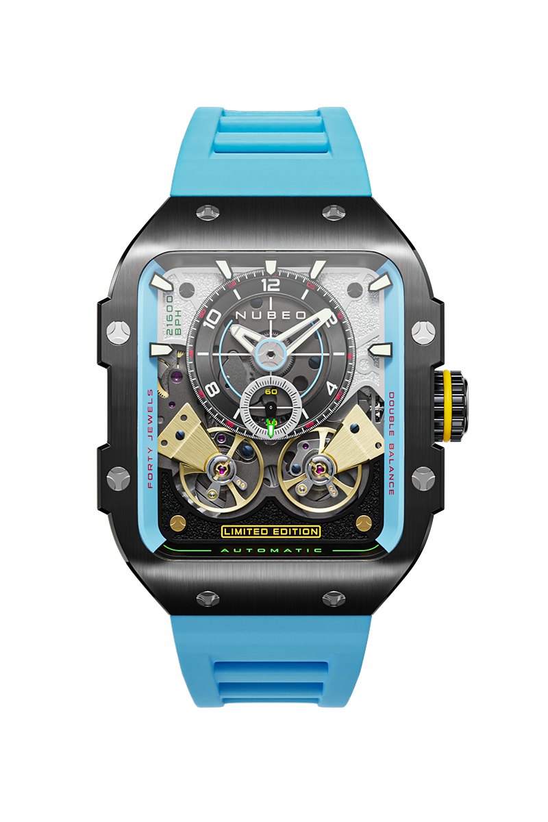 Nubeo Nubeo Maven Automatic Limited Edition Stratospheric Blue Men's Watch NB-6077-03