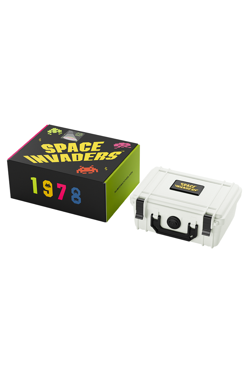 NUBEO Nubeo Quasar Automatic Space Invaders Limited Edition Space Black Men's Watch NB-6082-SI-11