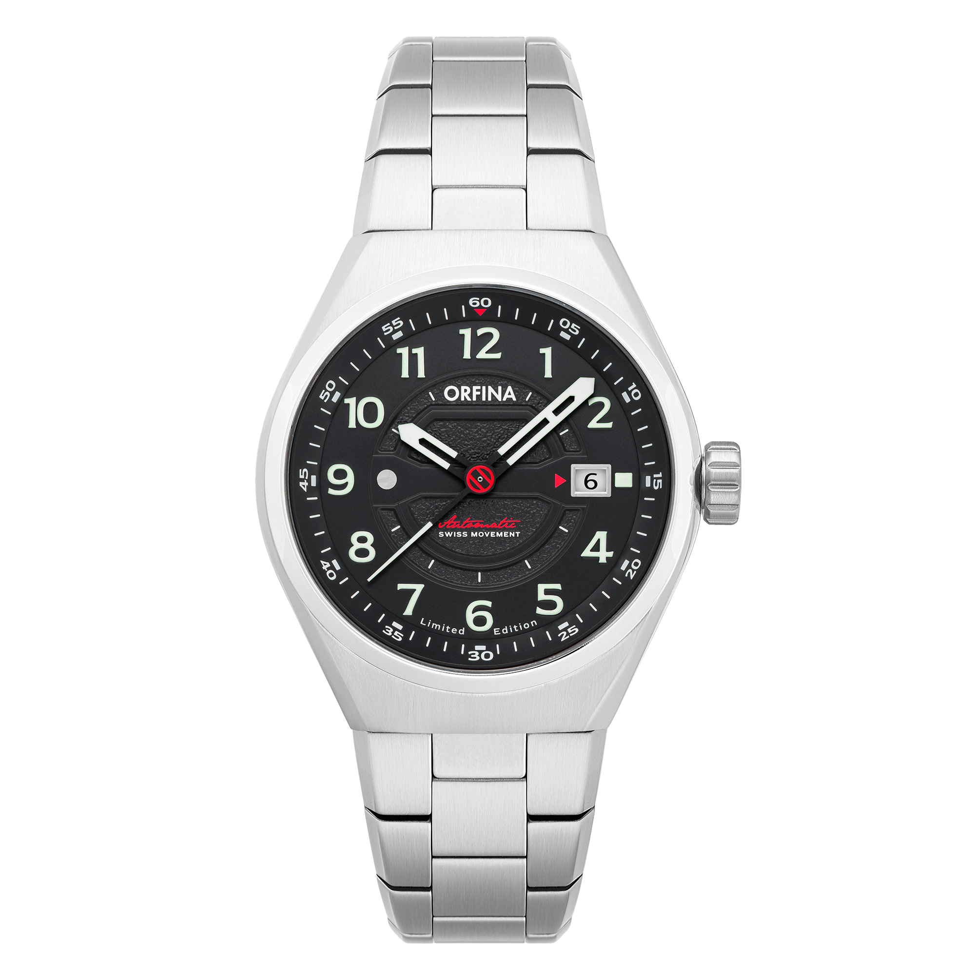 ORFINA Orfina Racing Swiss Automatic Black Zero-One (Founder's Edition) Men's Watch OF-0001-11