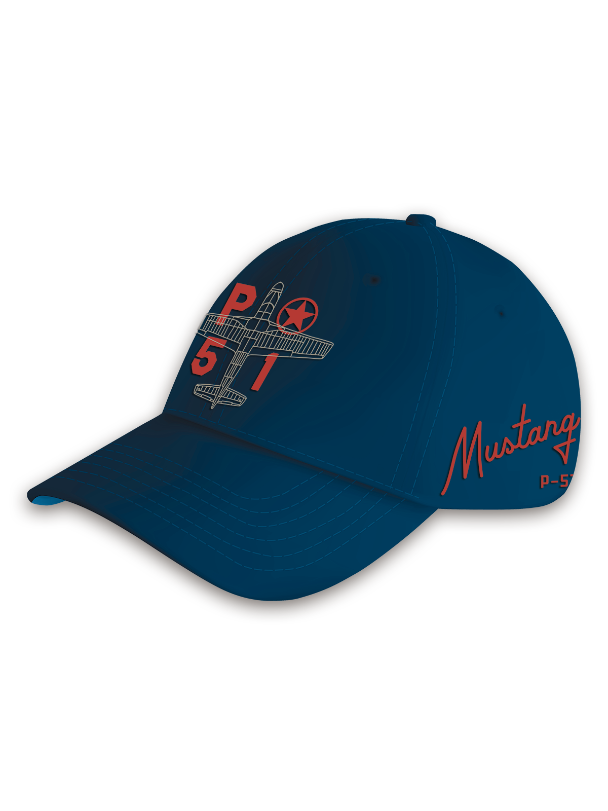 AVI-8 AVI-8 P-51 Mustang Justice Blue Cap AV-CAP-P5102