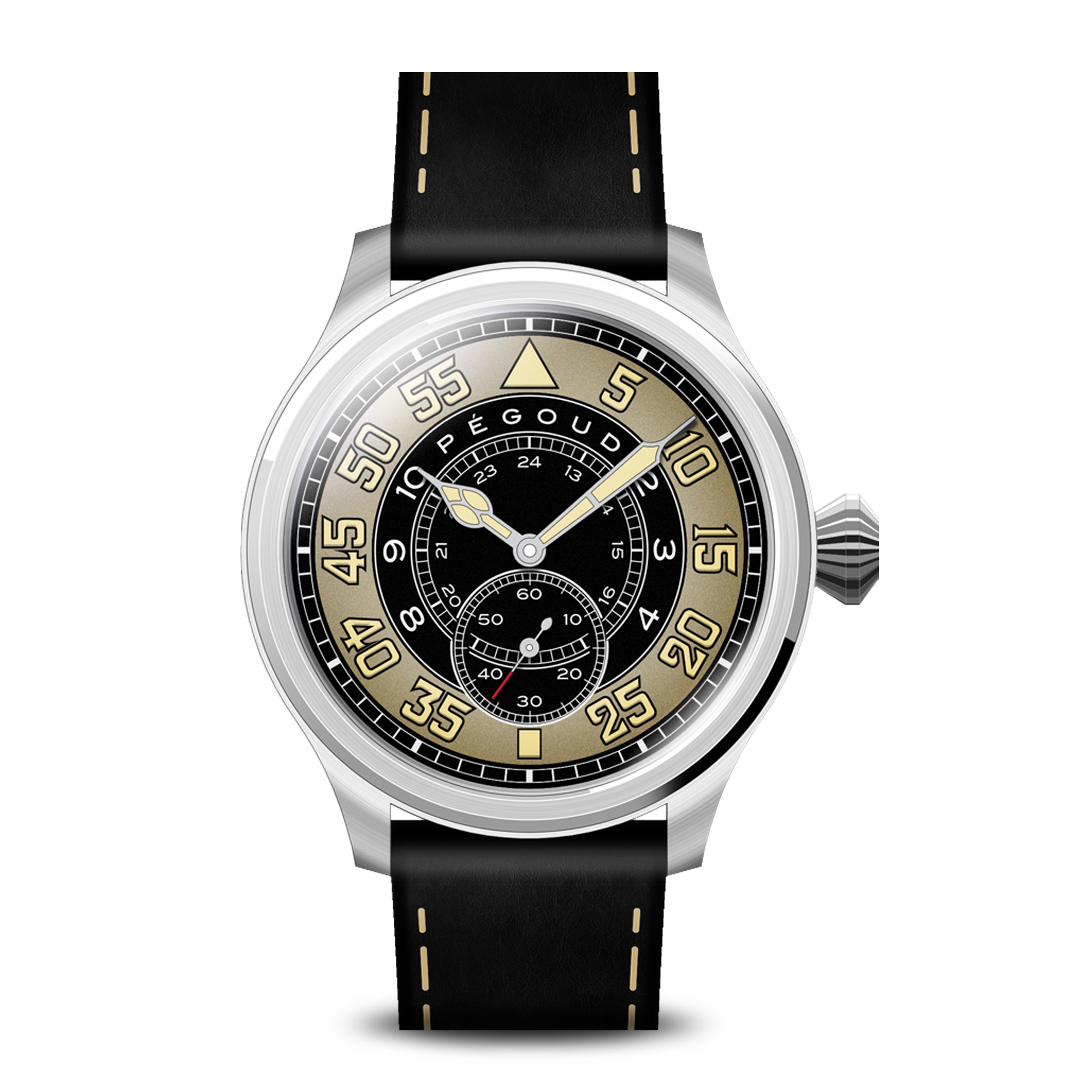 PEGOUD Pegoud Bravoure Mechanical Automatic Men's Heritage Watch PG-9010-01
