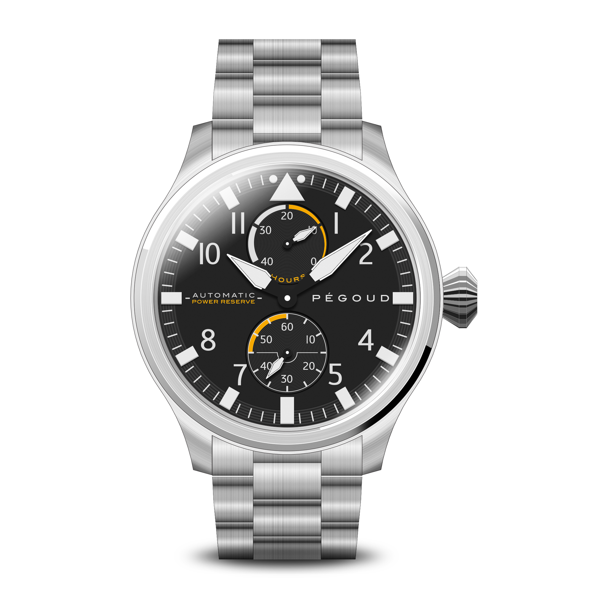 PEGOUD Pegoud Pilotage Mechanical Automatic Men's Black Watch PG-9012-11
