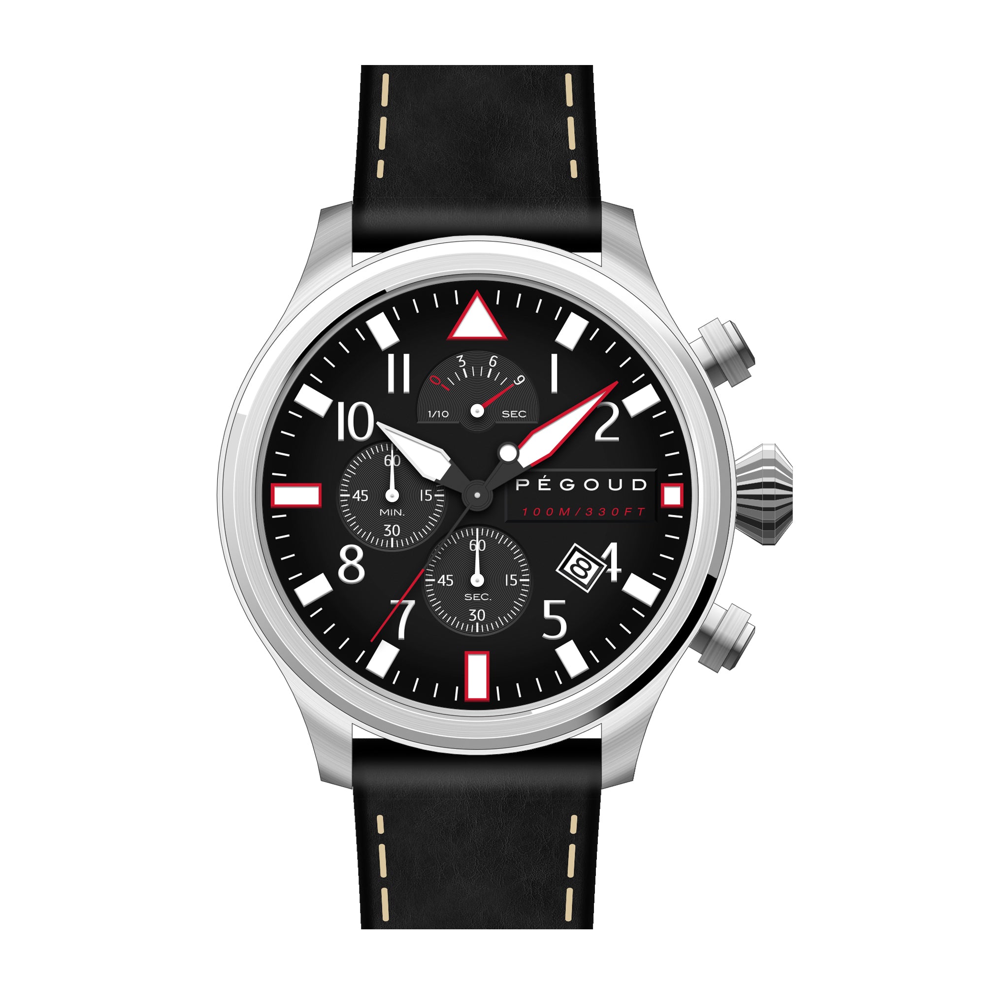PEGOUD Pegoud Pilotage Retrograde Chronograph Men's Watch PG-9016-01