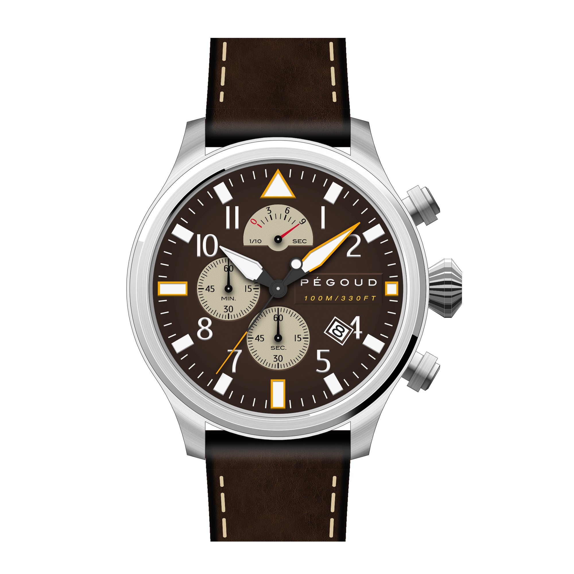 PEGOUD Pegoud Pilotage Retrograde Chronograph Men's Watch PG-9016-03