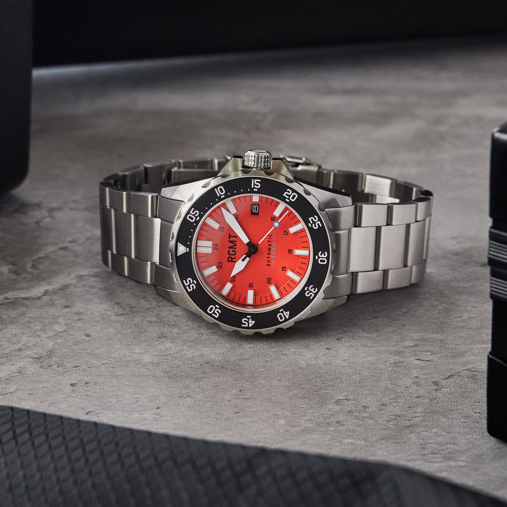 RGMT RGMT SDV Men's Japanese Automatic Orange Watch RG-8012-33-SET-C-03