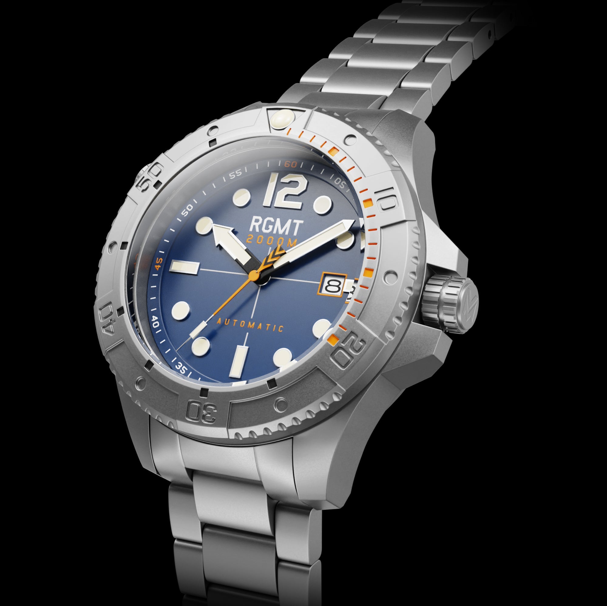 RGMT RGMT Demolition Men's Japanese Automatic Blue Watch RG-8014-33-SET-G