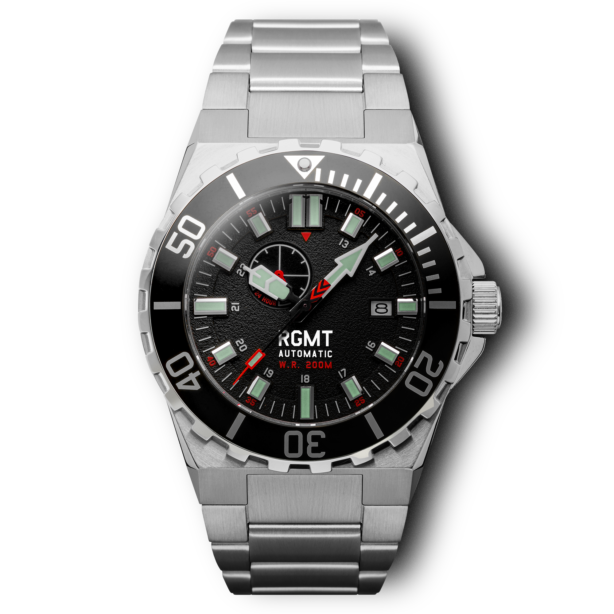 RGMT RGMT Superav 24h Men's Japanese Automatic Black Watch RG-8023-11