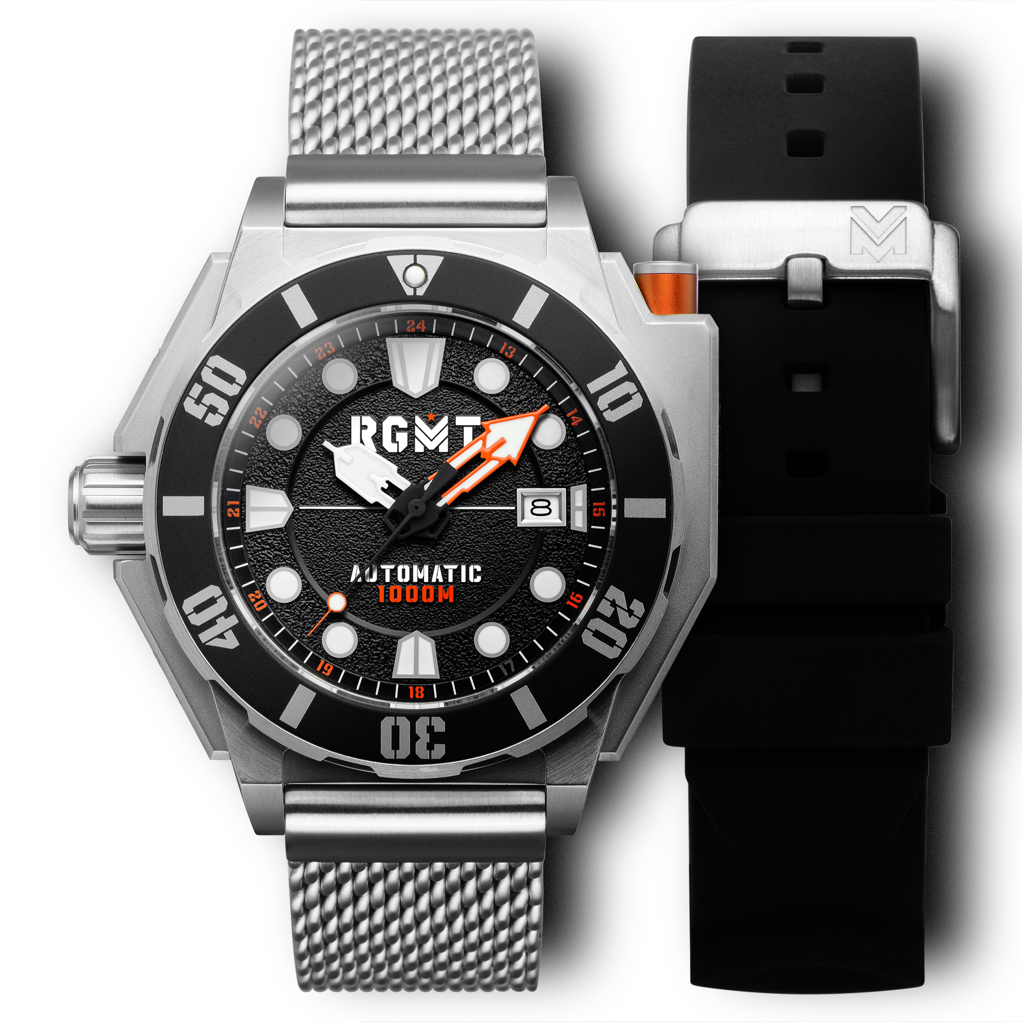RGMT RGMT Torpedo Men's Japanese Automatic Black Watch RG-8027-11