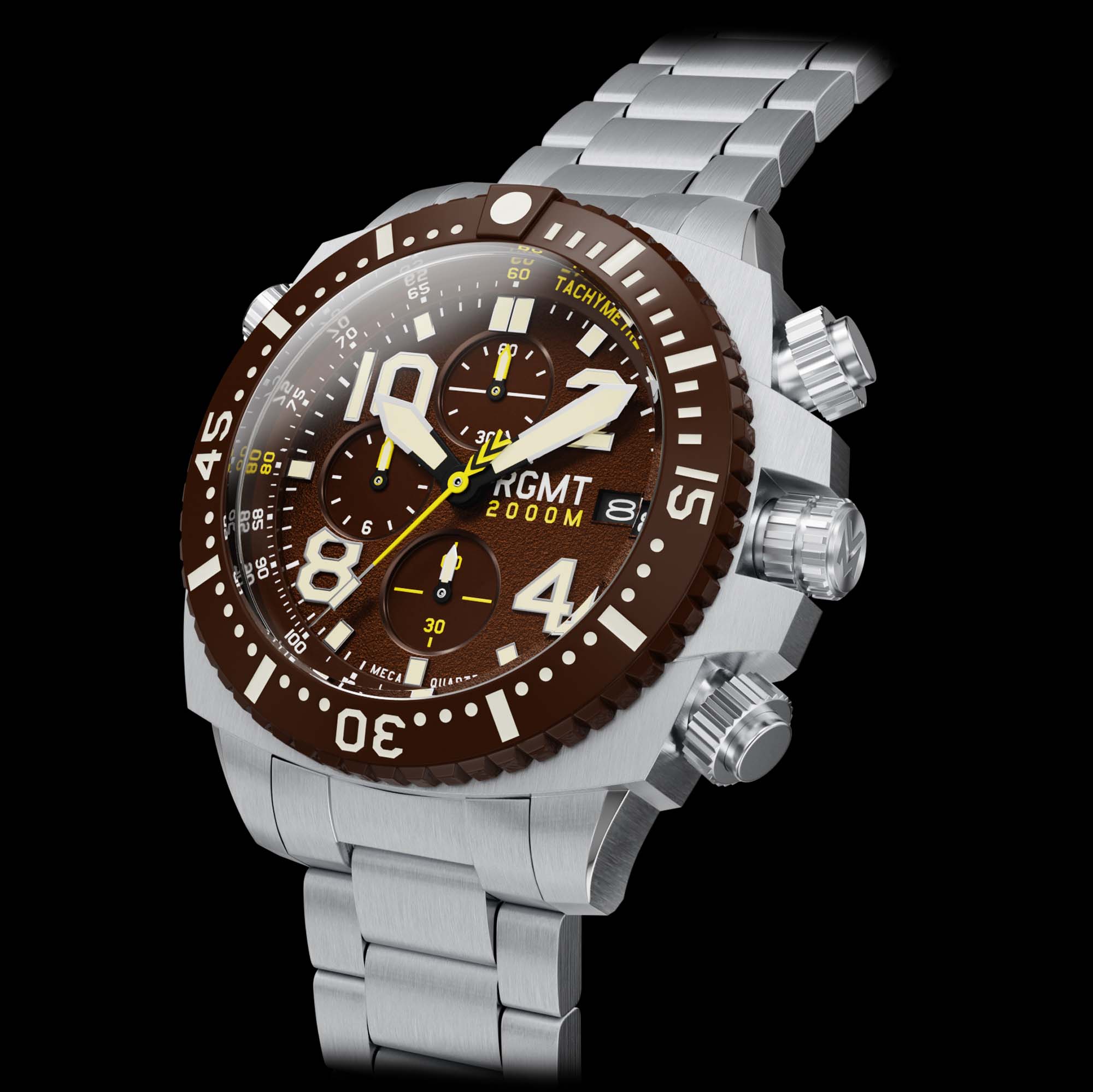 RGMT RGMT Demolition Men's Japanese Meca-quartz Brown Watch RG-8036-11