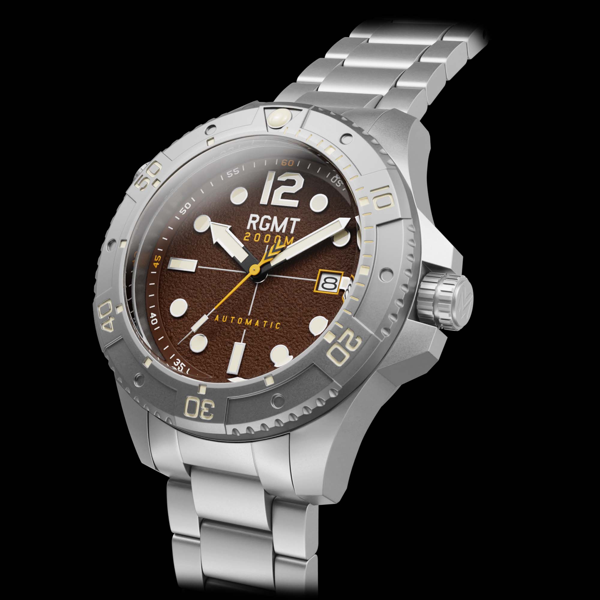 RGMT RGMT Demolition Automatic Men's Japanese Automatic Brown Watch RG-8037-44