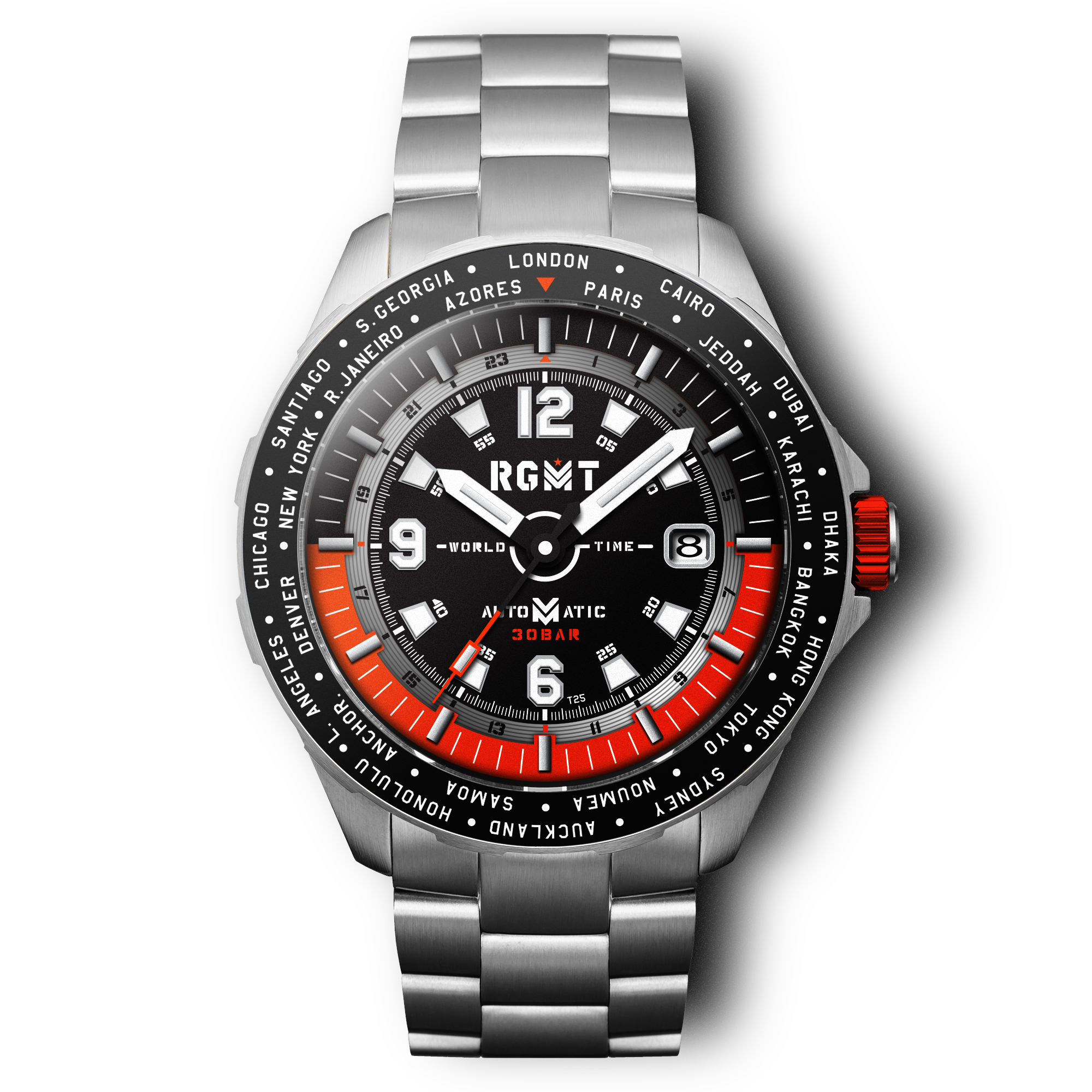 RGMT RGMT Intervention Men's Japanese Automatic Black Watch RG-8039-11