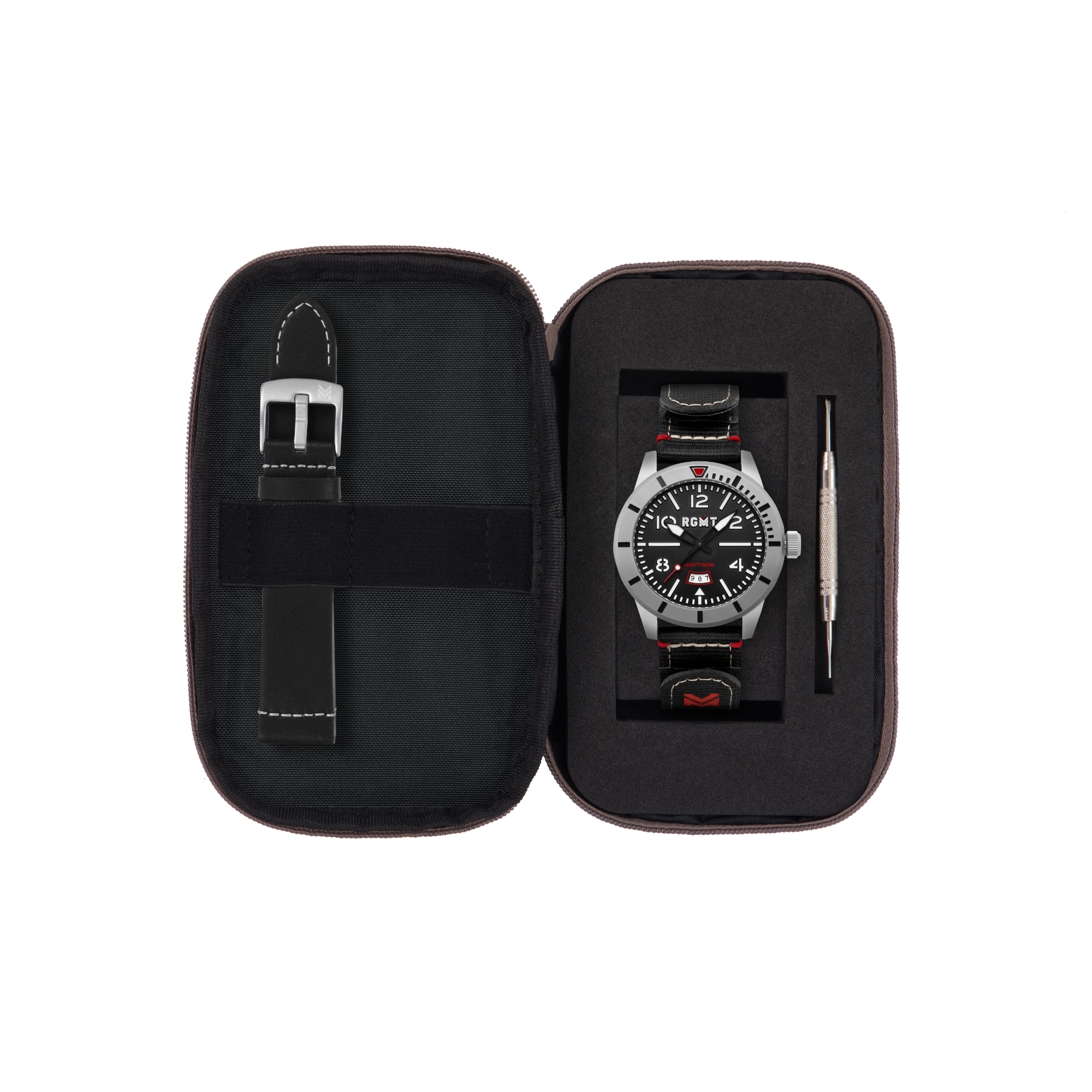 RGMT RGMT Military Men's Target Black Japanese Quartz Watch RG-8052-01