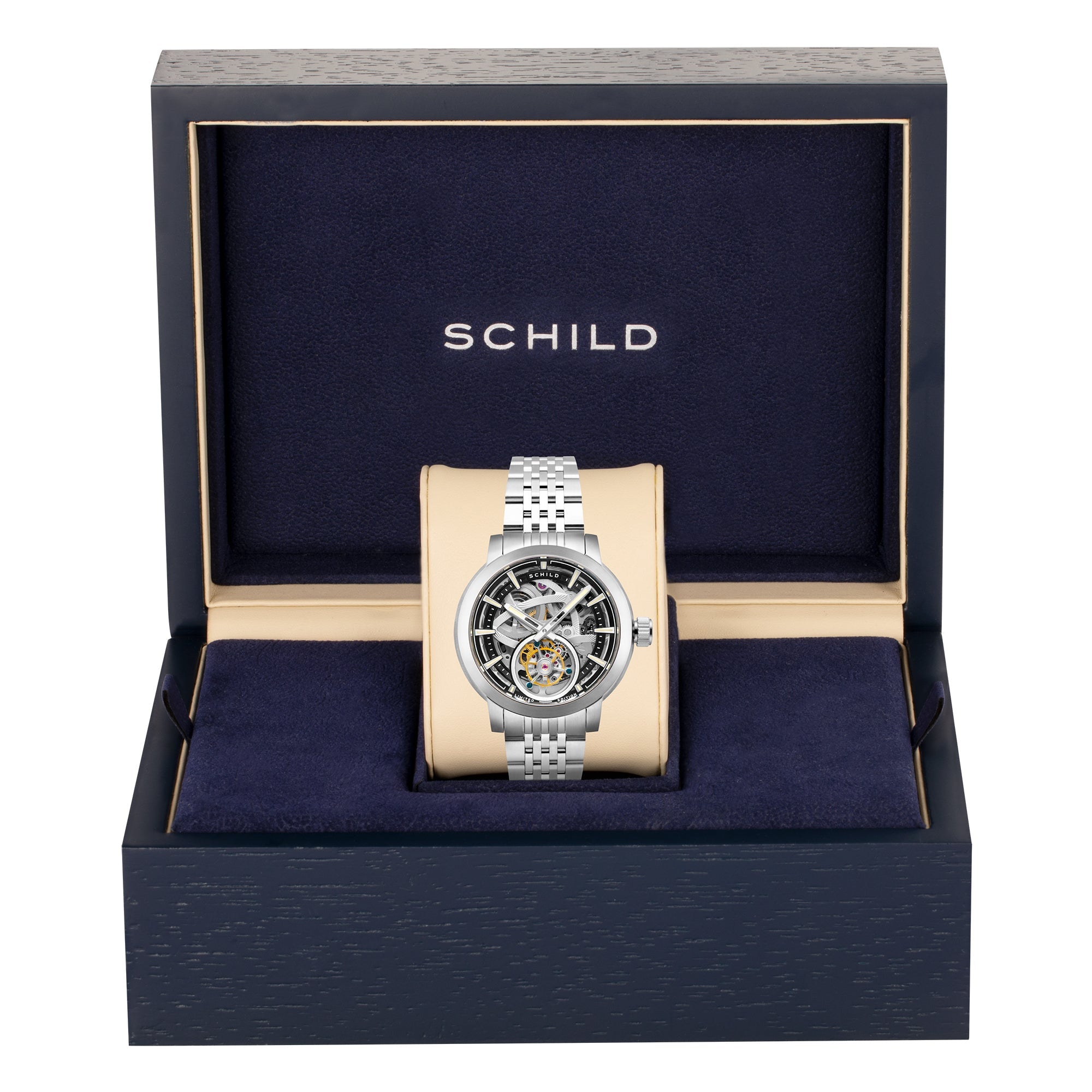 SCHILD Schild Heinrich Tourbillon Raven Men's Watch SC-1006-11