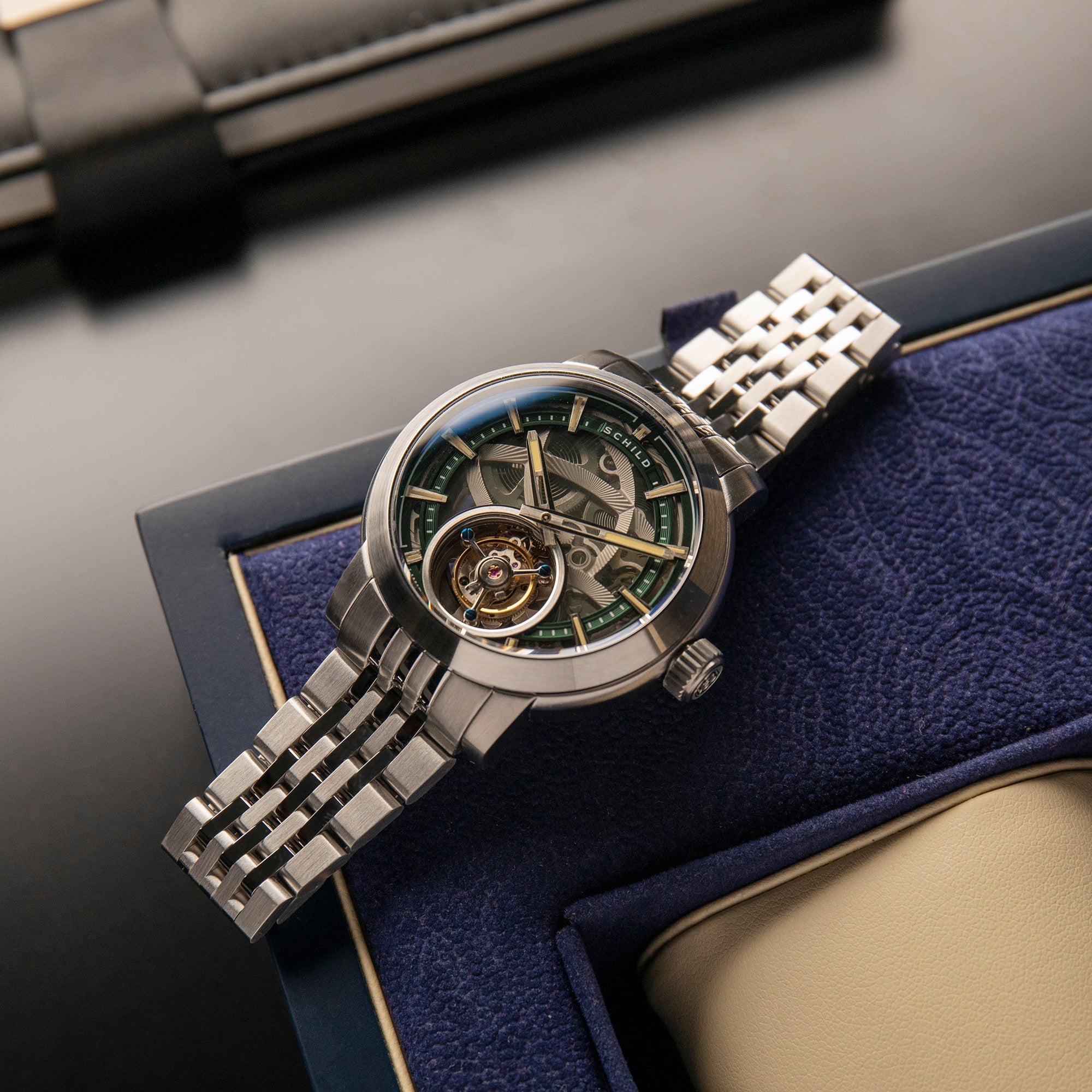 SCHILD Schild Tourbillon Smoke Men's Limited Edition Watch SC-1006-33
