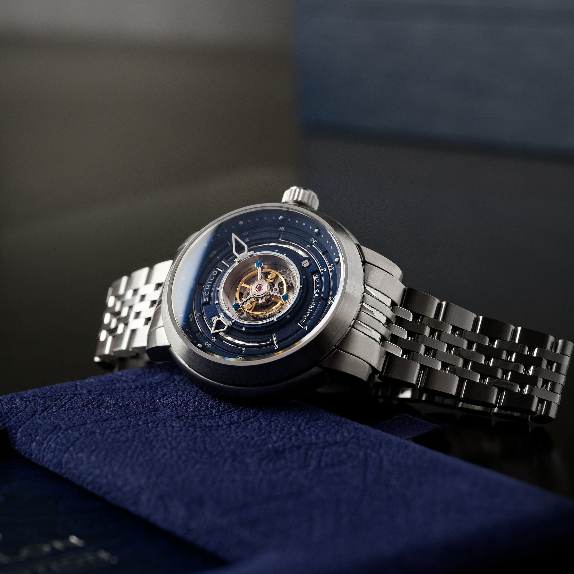SCHILD Schild Heinrich Cyclone Tourbillon Black Men's Watch SC-1011-11