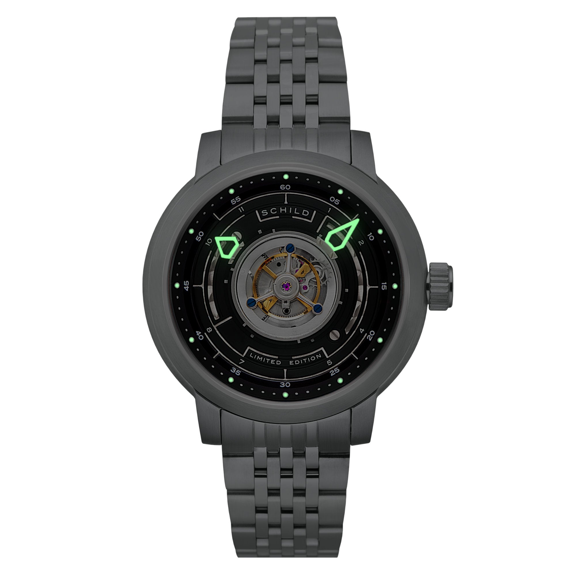SCHILD Schild Heinrich Cyclone Tourbillon Black Men's Watch SC-1011-11