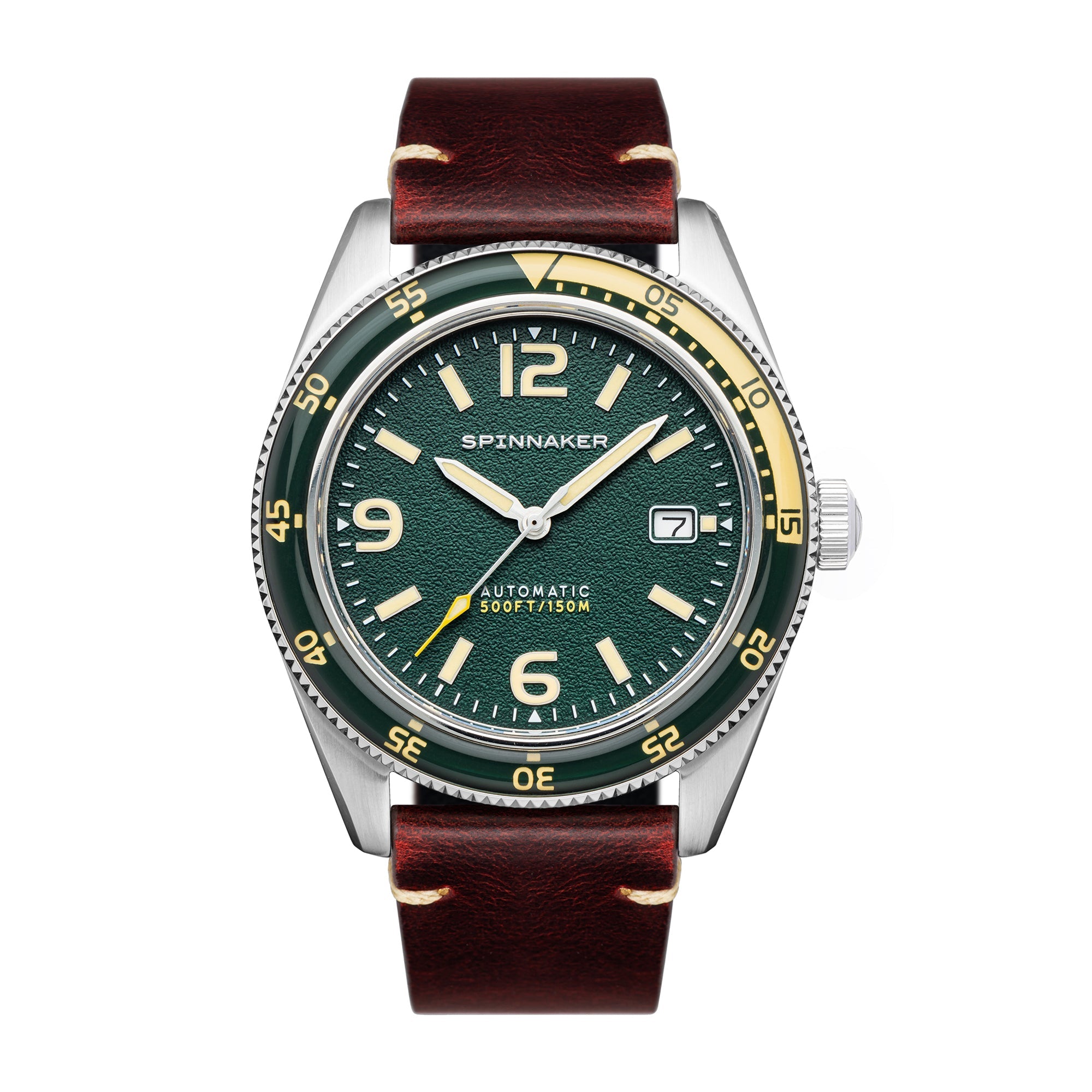 SPINNAKER Spinnaker Fleuss Men's Japanese Automatic Lagoon Green Watch SP-5055-0C
