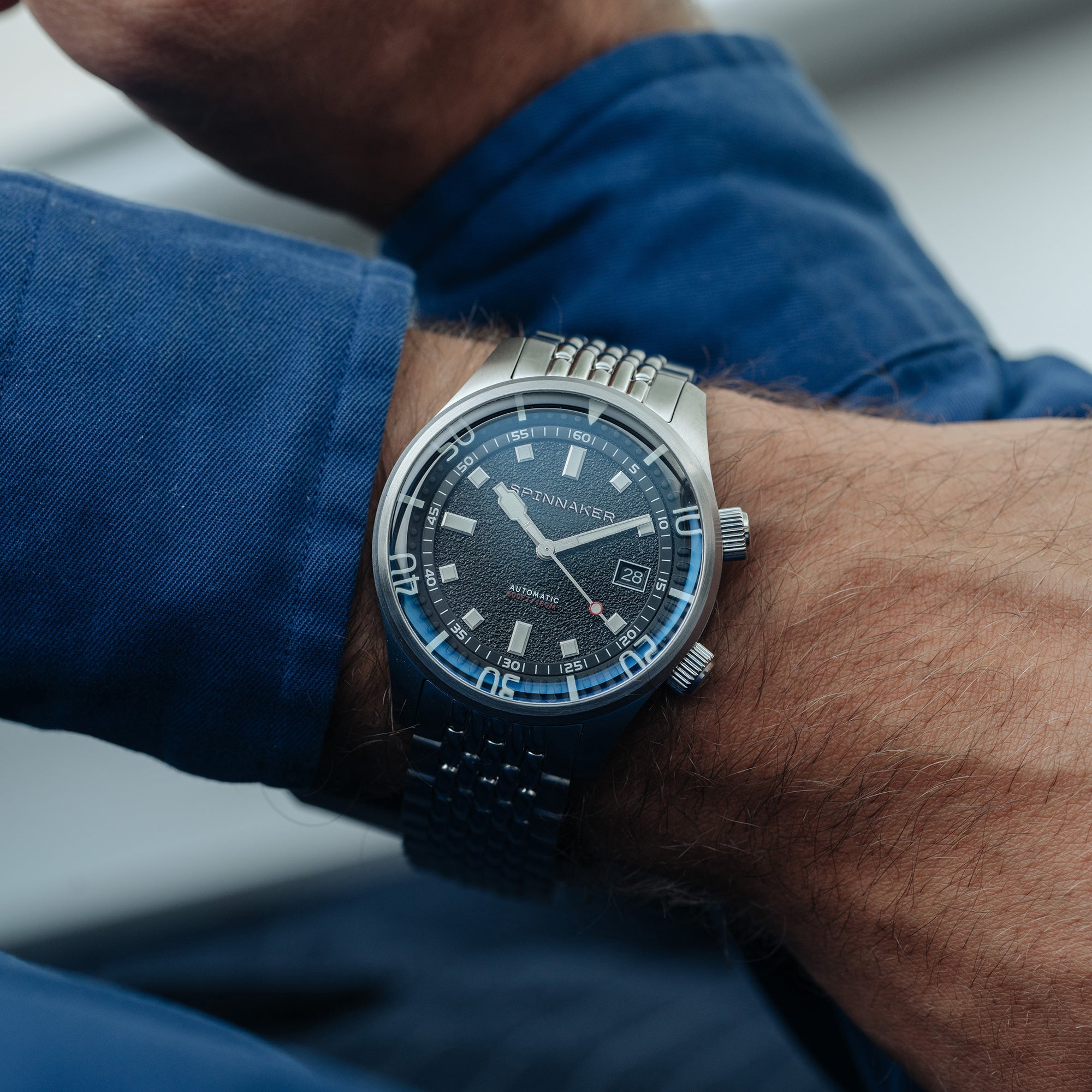 SPINNAKER Spinnaker Bradner Men's Automatic Petrol Black Watch SP-5062-11