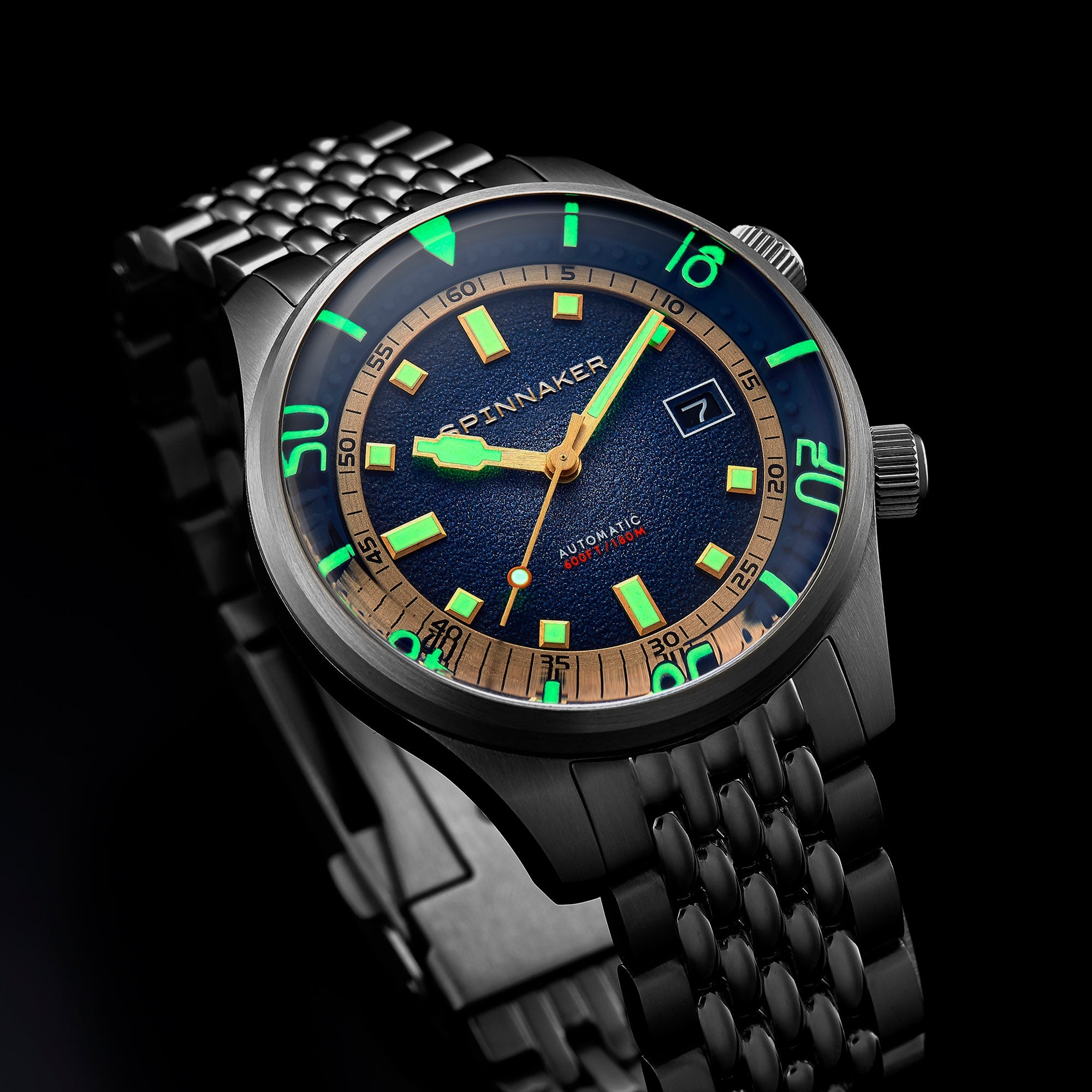 SPINNAKER Spinnaker Bradner Men's Automatic Pacific Blue Watch SP-5062-22