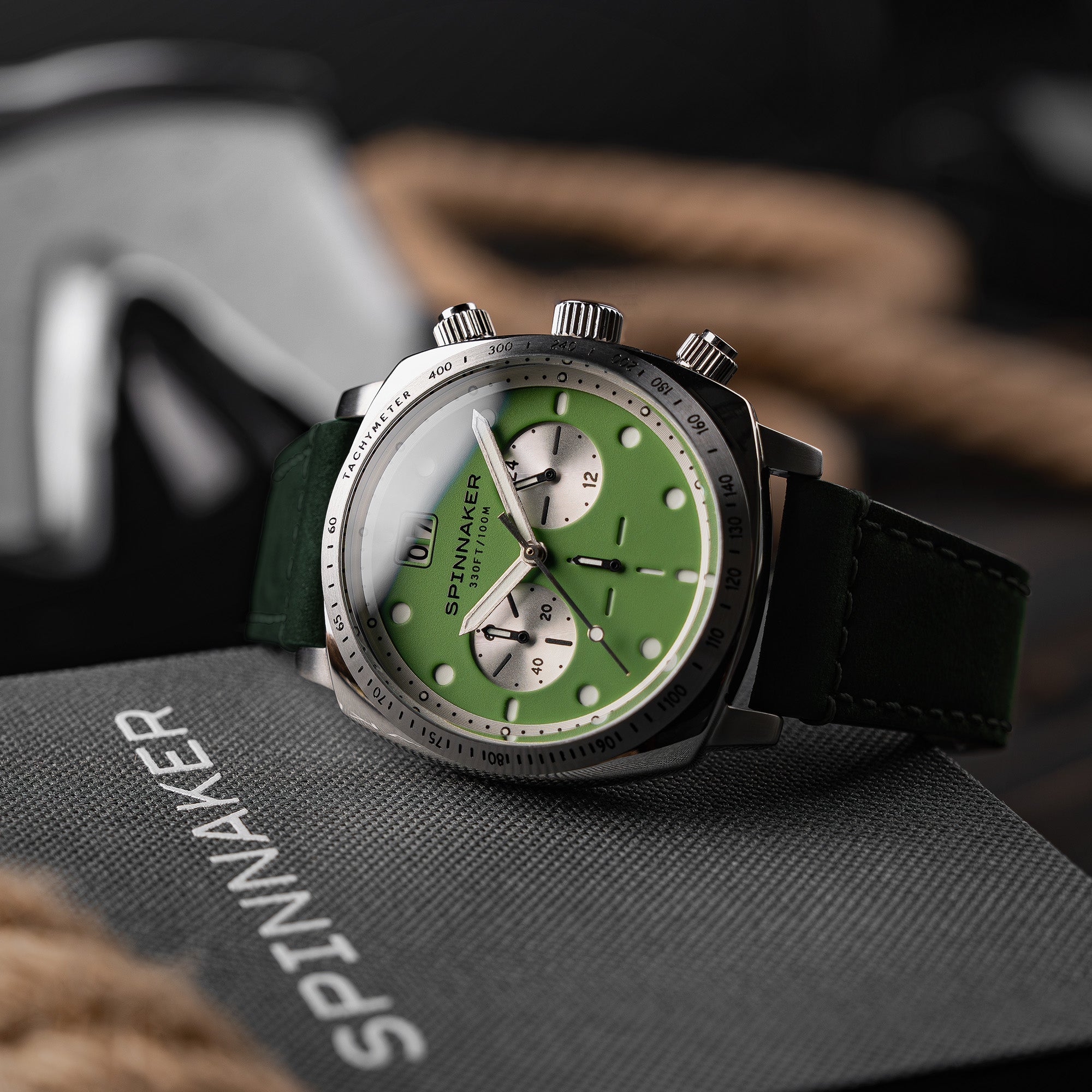 SPINNAKER Spinnaker Hull Chronograph Napier Green Men's Watch SP-5068-09