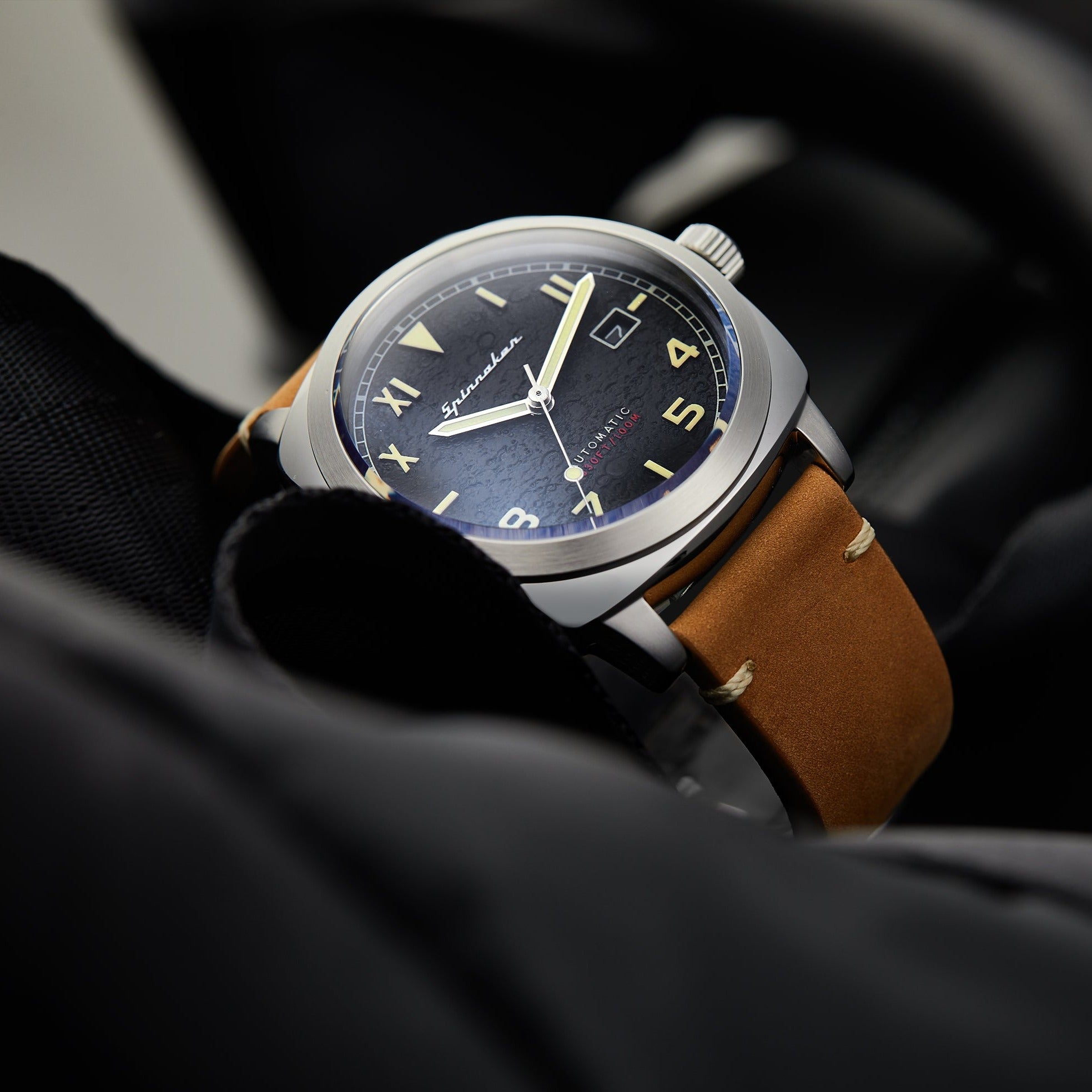 SPINNAKER Spinnaker Hull California Men's Automatic Granite Black Watch SP-5071-01