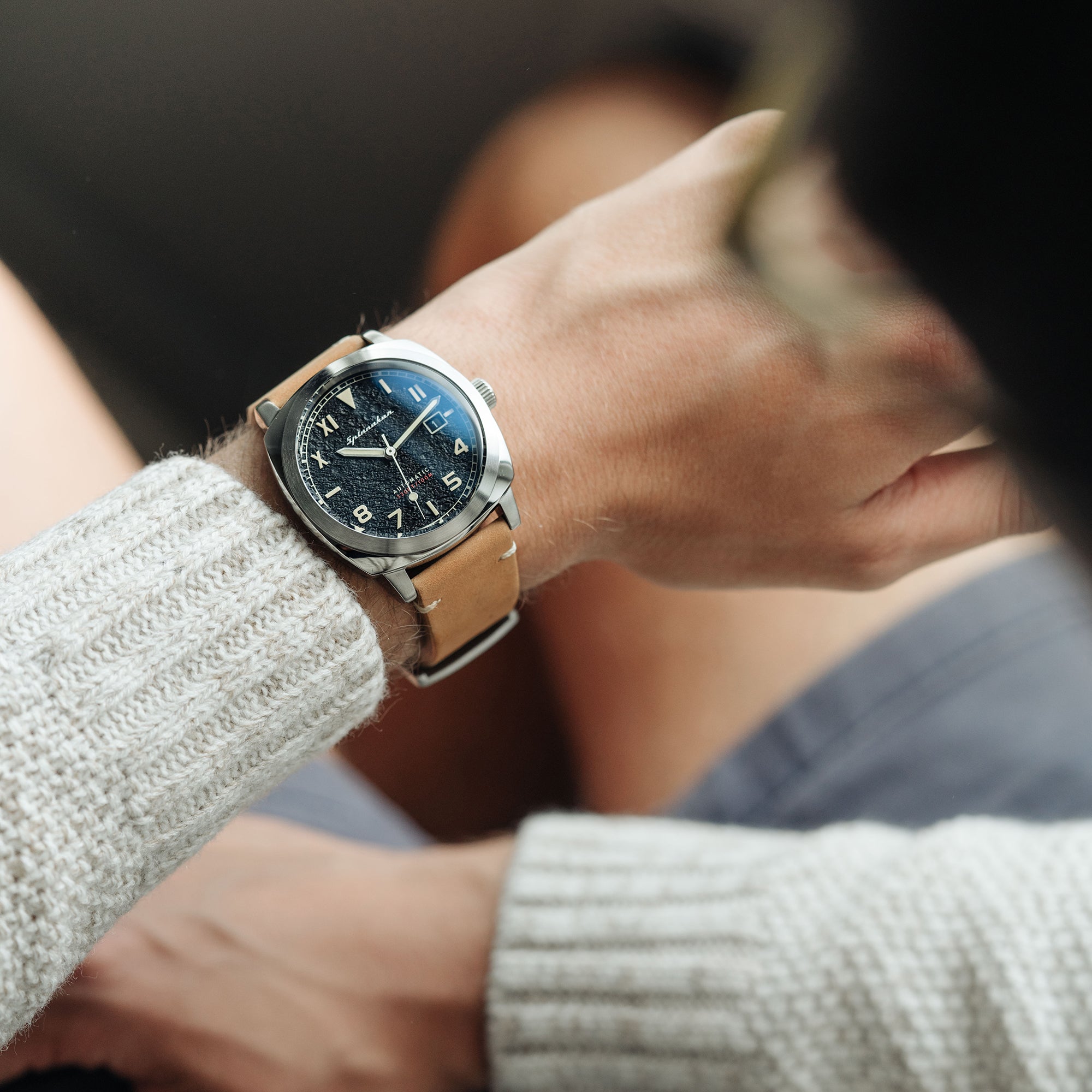 SPINNAKER Spinnaker Hull California Men's Automatic Granite Black Watch SP-5071-01