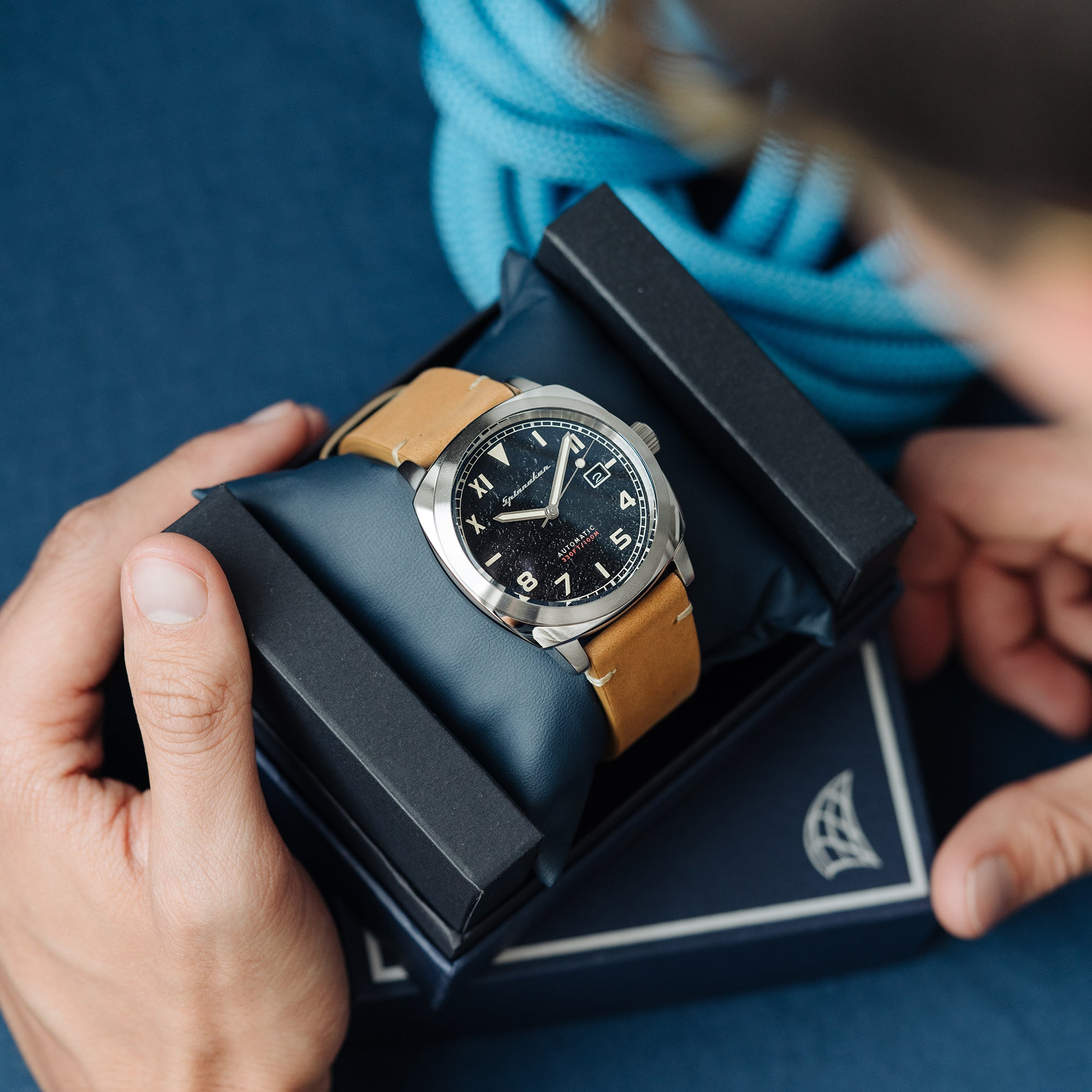 SPINNAKER Spinnaker Hull California Men's Automatic Granite Black Watch SP-5071-01