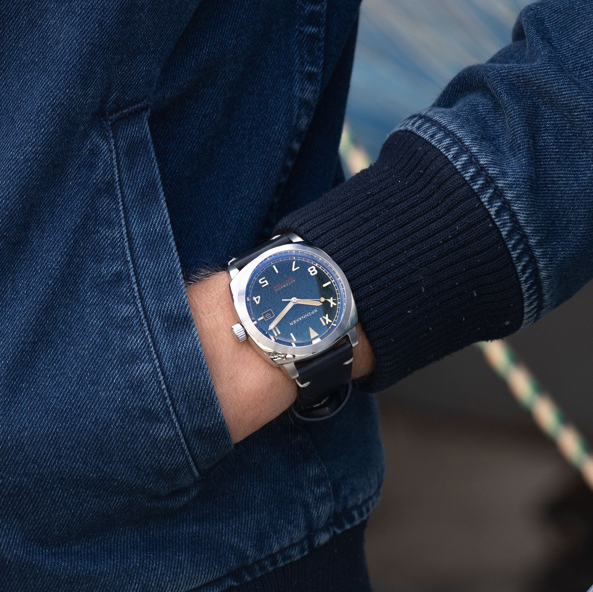 SPINNAKER Spinnaker Hull California Men's Automatic Cobalt Blue Watch SP-5071-02