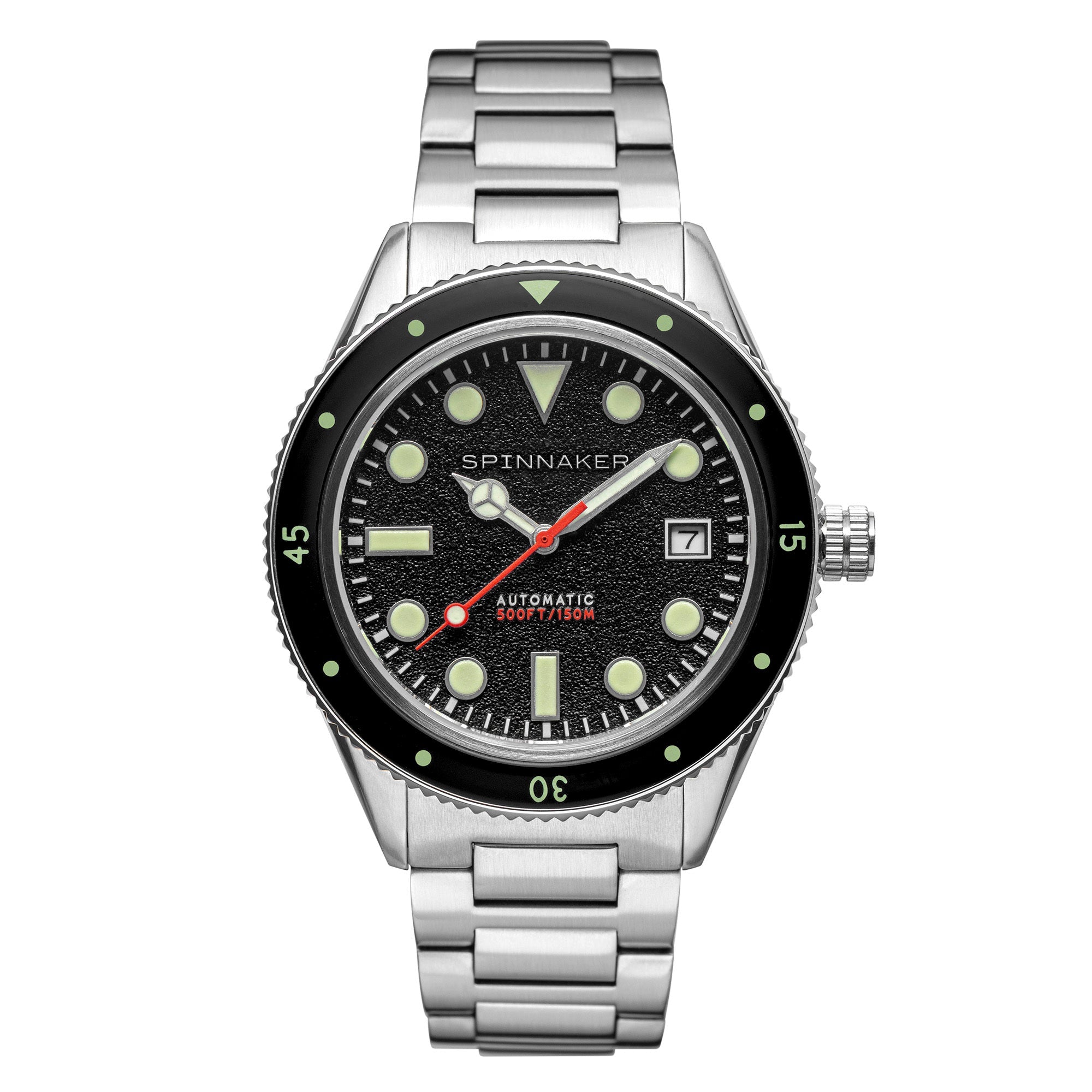 SPINNAKER Spinnaker Midsize Cahill Men's Sable Black Automatic Watch SP-5075-11