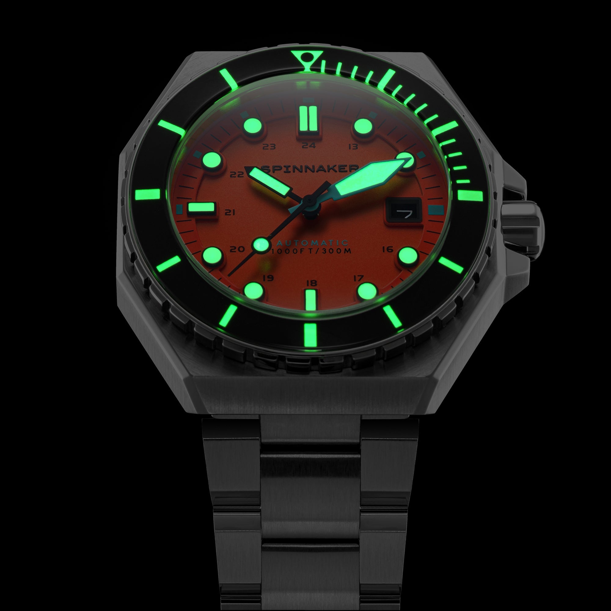 SPINNAKER Spinnaker Dumas Men's Tangerine Japanese Automatic Watch SP-5081-BB