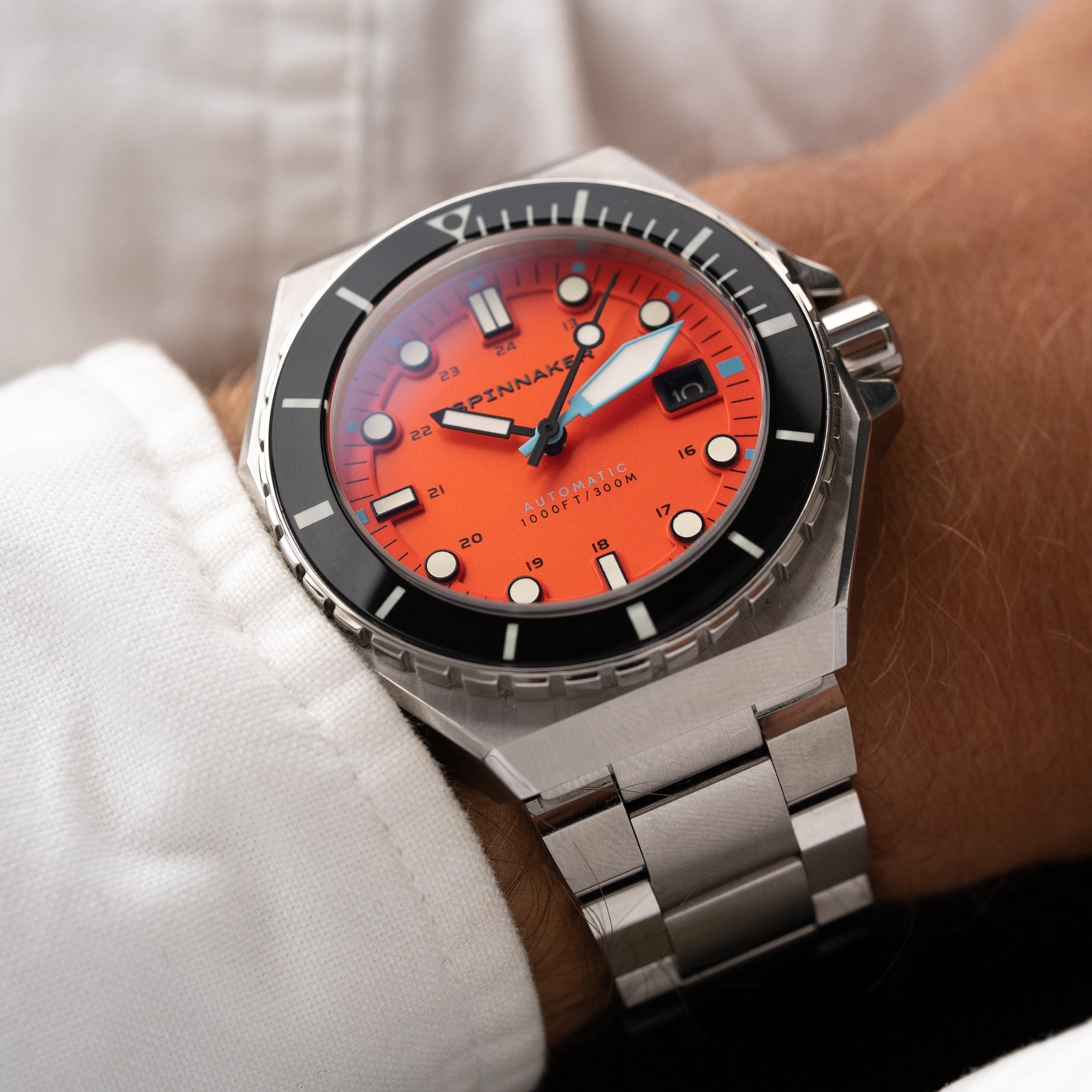 SPINNAKER Spinnaker Dumas Men's Tangerine Japanese Automatic Watch SP-5081-BB