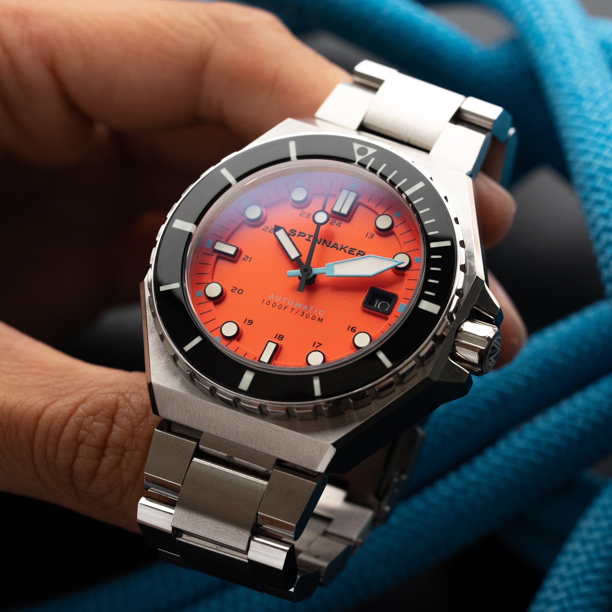 SPINNAKER Spinnaker Dumas Men's Tangerine Japanese Automatic Watch SP-5081-BB
