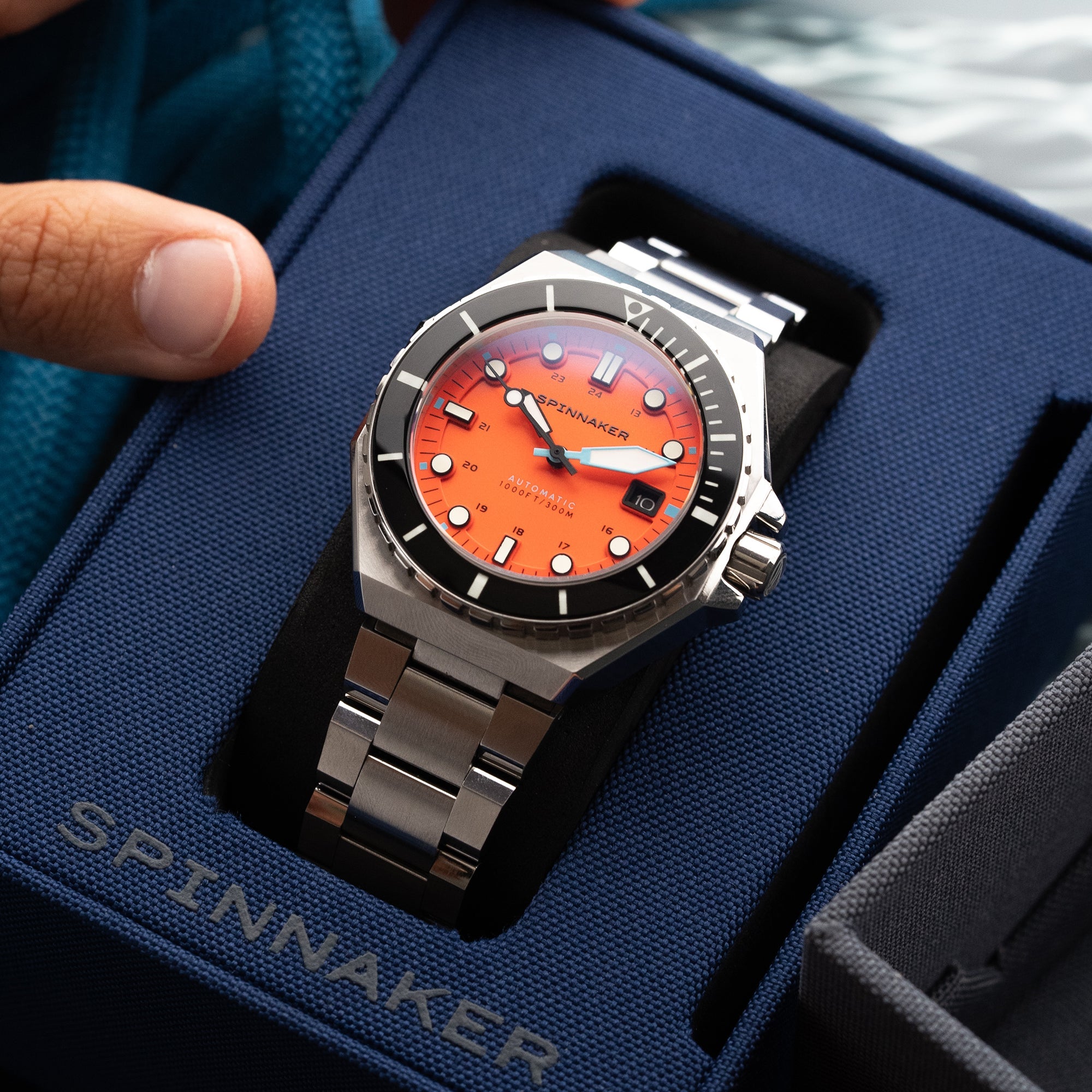SPINNAKER Spinnaker Dumas Men's Tangerine Japanese Automatic Watch SP-5081-BB