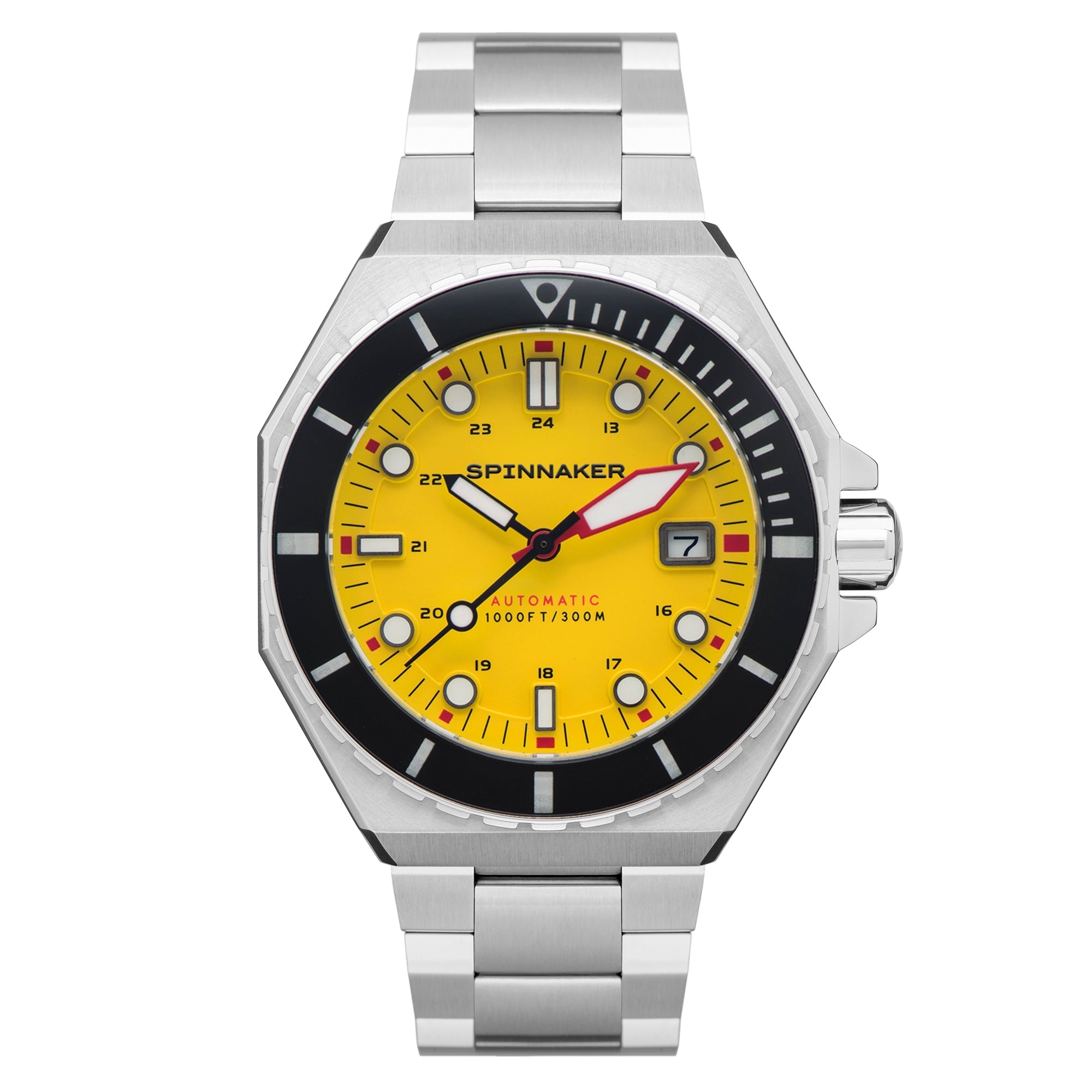 SPINNAKER Spinnaker Dumas Men's Japanese Automatic Hornet Yellow Watch SP-5081-II