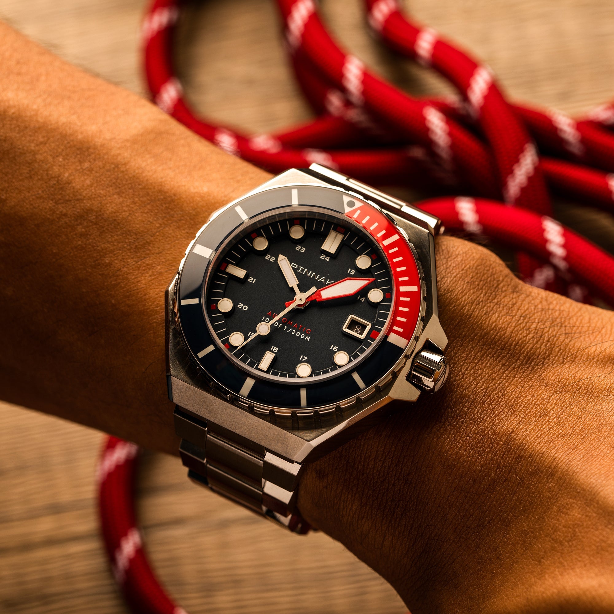 SPINNAKER Spinnaker Dumas Men's Japanese Automatic Soda Blue Watch SP-5081-JJ