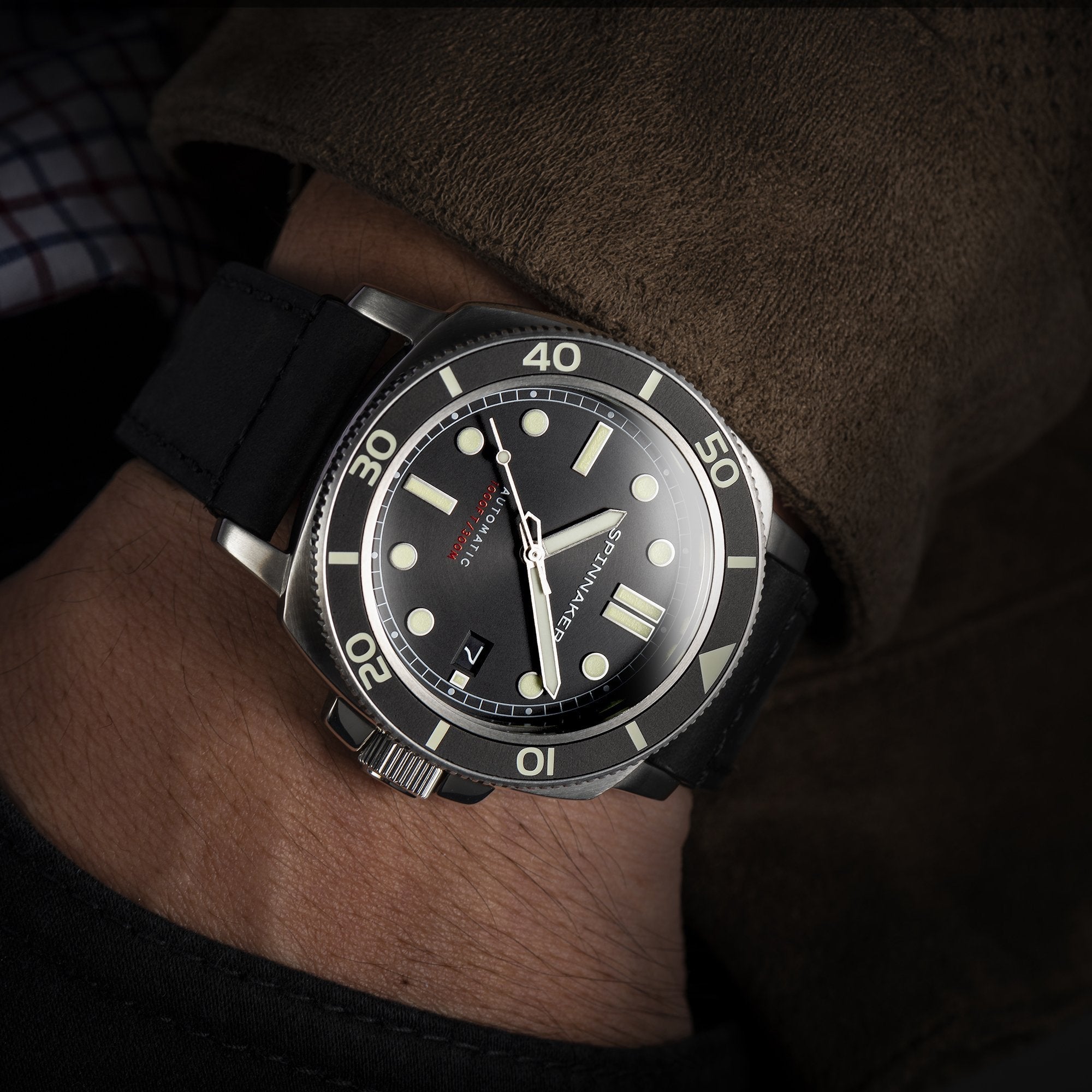 SPINNAKER Spinnaker Hull Diver Men's Automatic Tuxedo Black Watch SP-5088-01