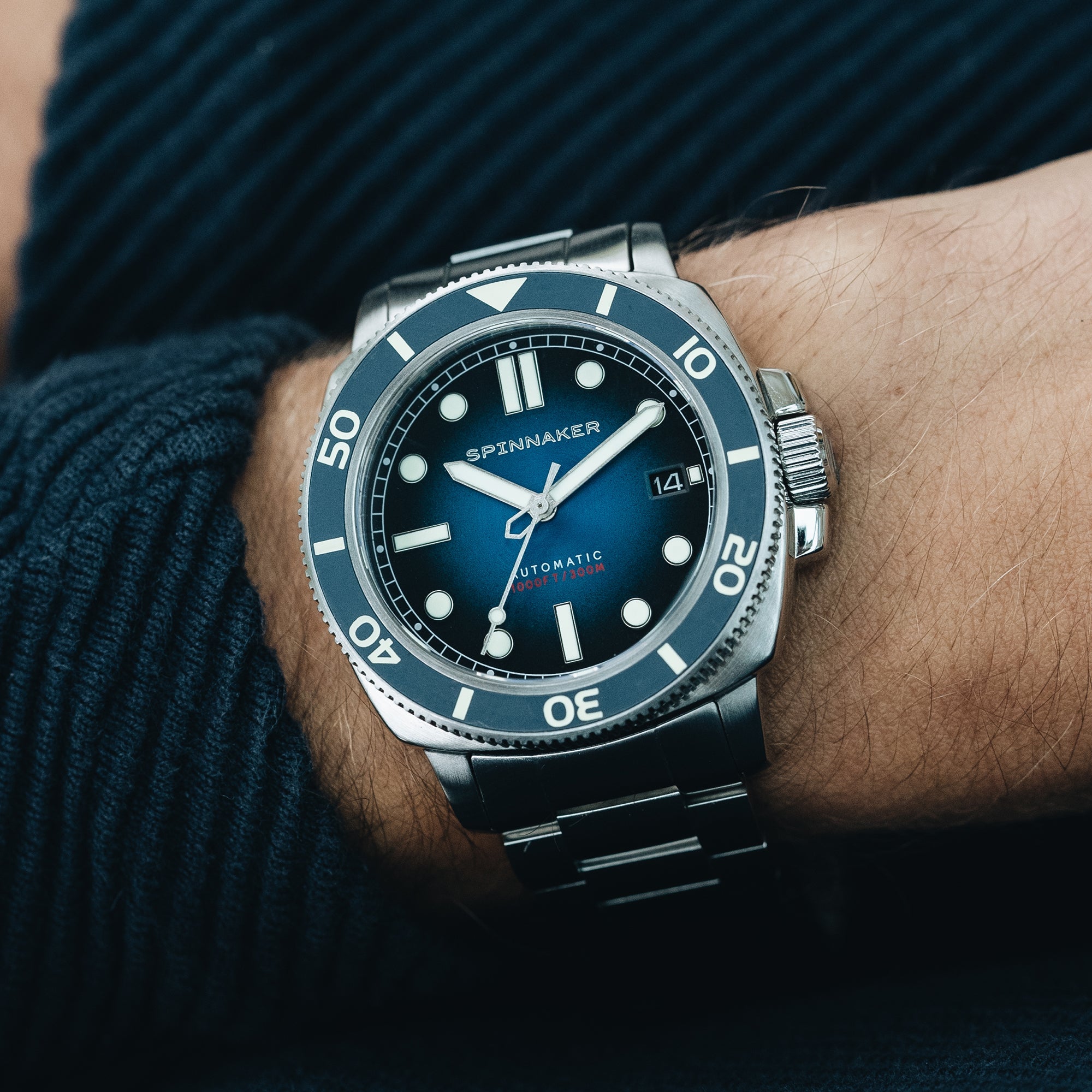 SPINNAKER Spinnaker Hull Diver Men's Japanese Automatic Liberty Blue Watch SP-5088-22