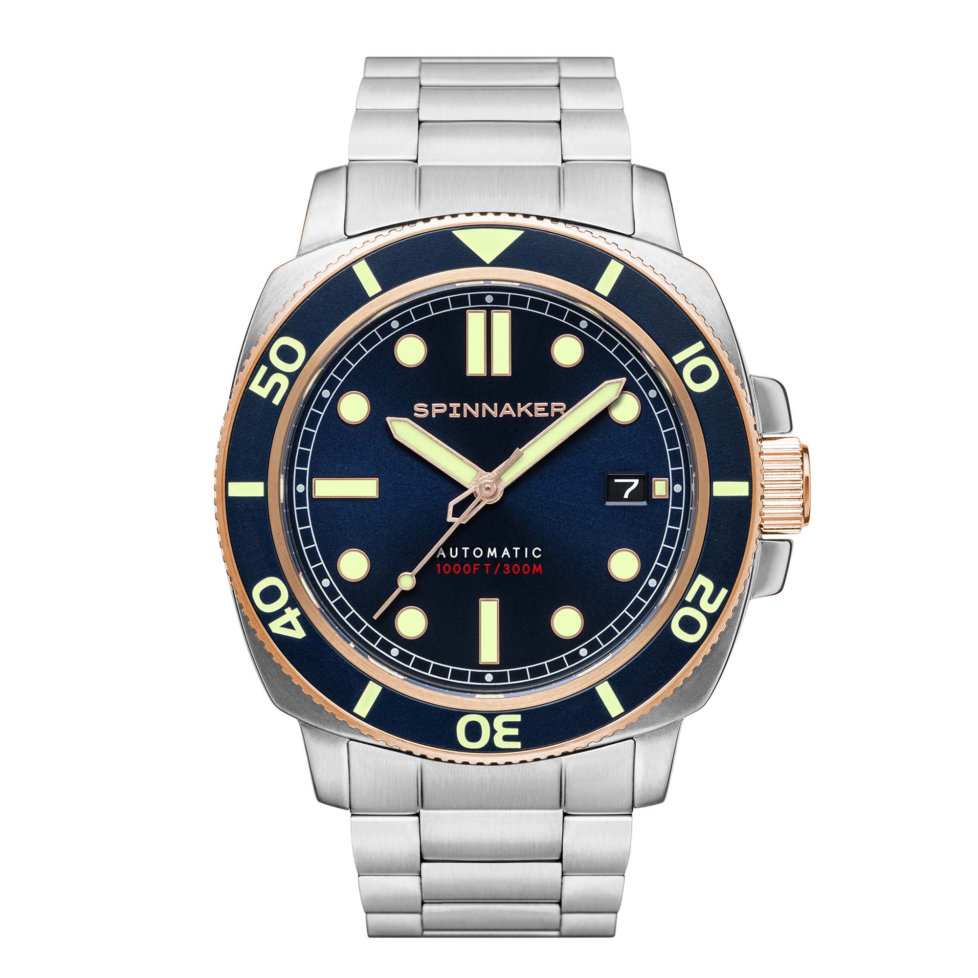 SPINNAKER Spinnaker Hull Diver Men's Japanese Automatic Patriot Blue Watch SP-5088-55