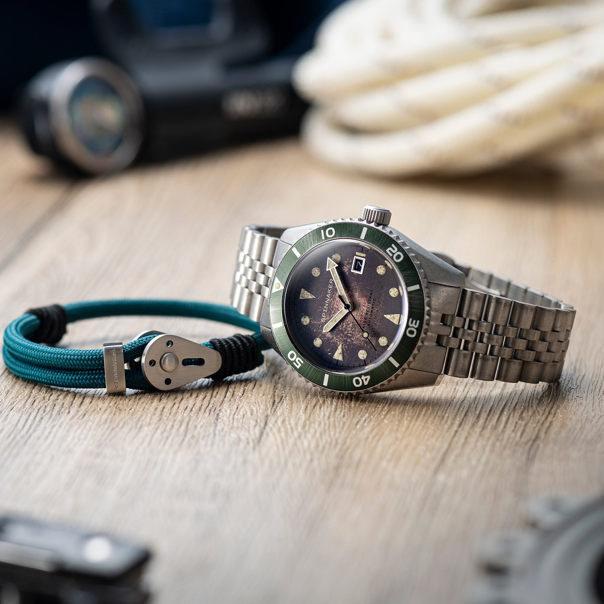 SPINNAKER Spinnaker Wreck Men's Japanese Automatic Rust Brown Watch SP-5089-22