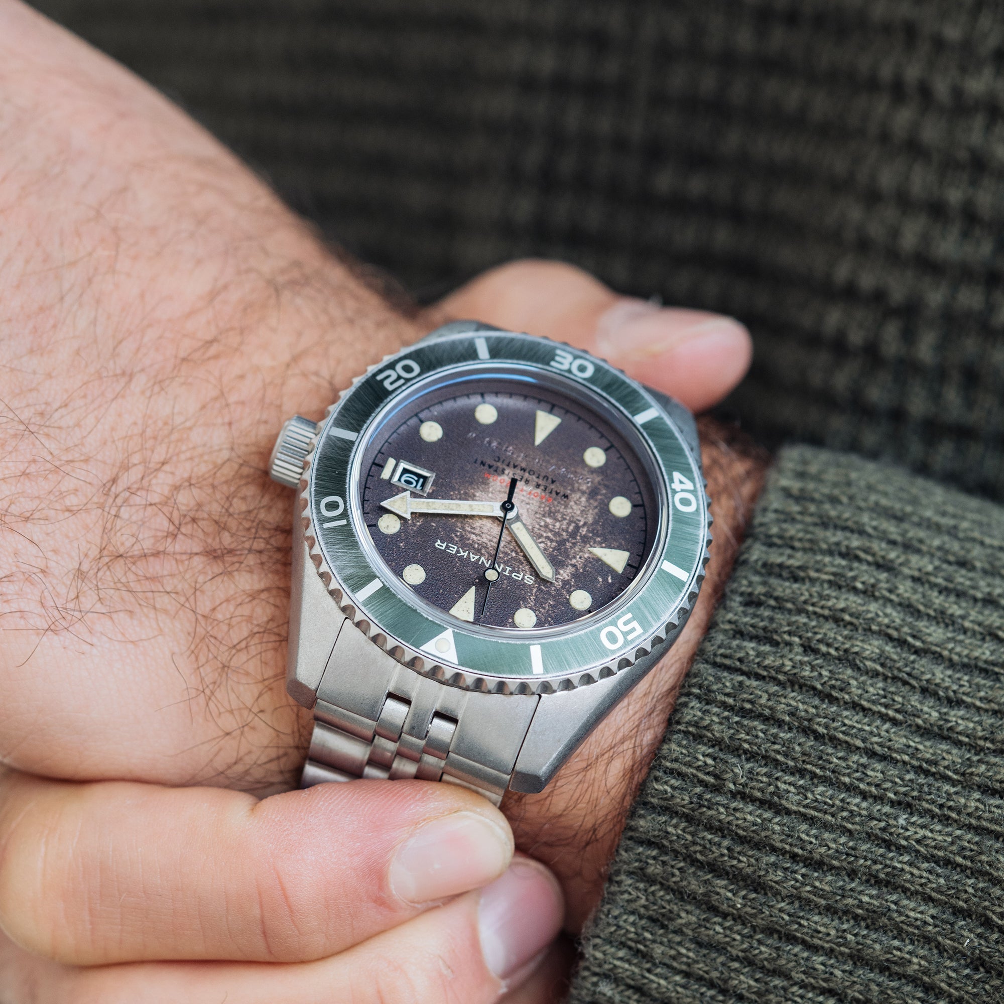 SPINNAKER Spinnaker Wreck Men's Japanese Automatic Rust Brown Watch SP-5089-22