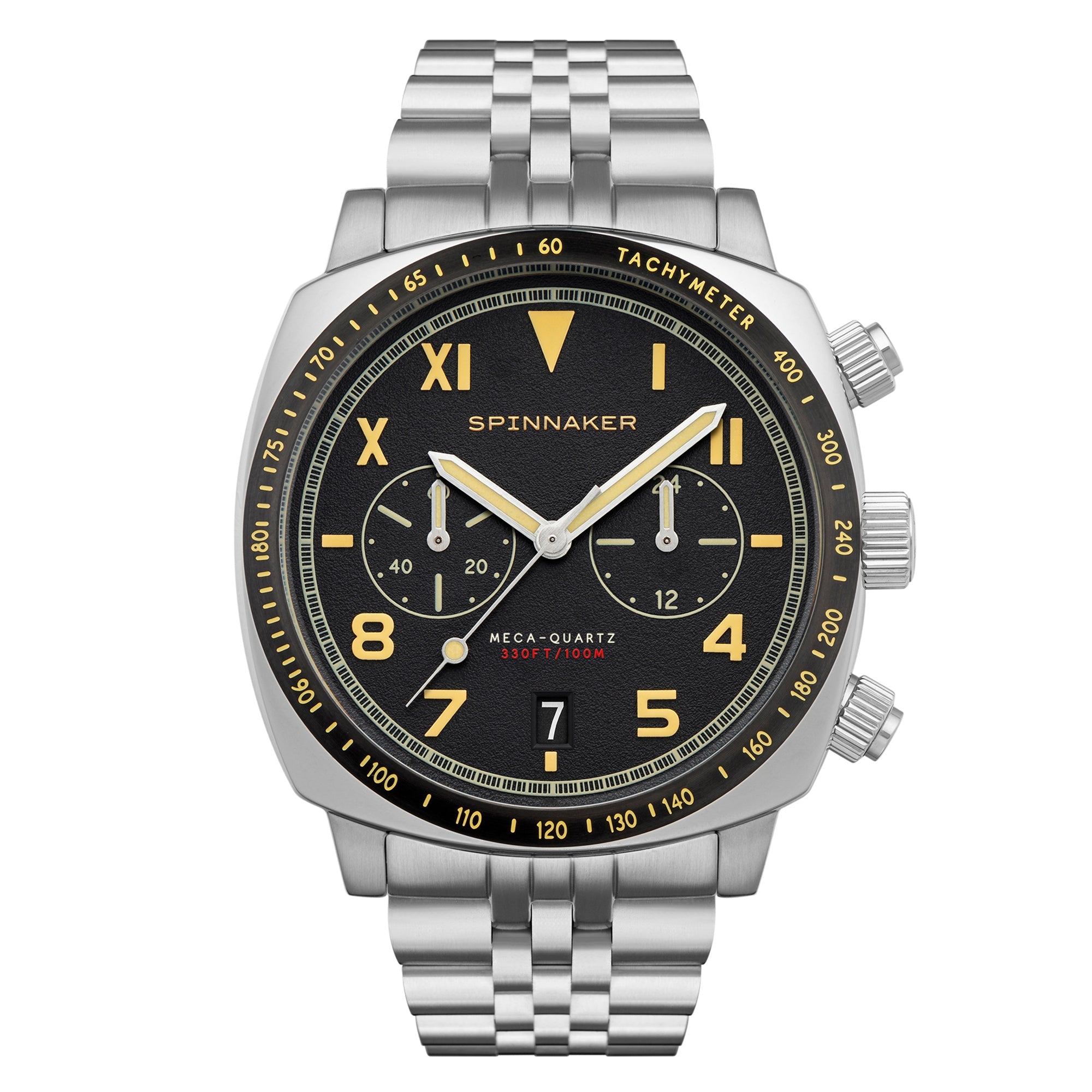 SPINNAKER Spinnaker Hull Men's Japanese Quartz Vintage Black Watch SP-5092-11