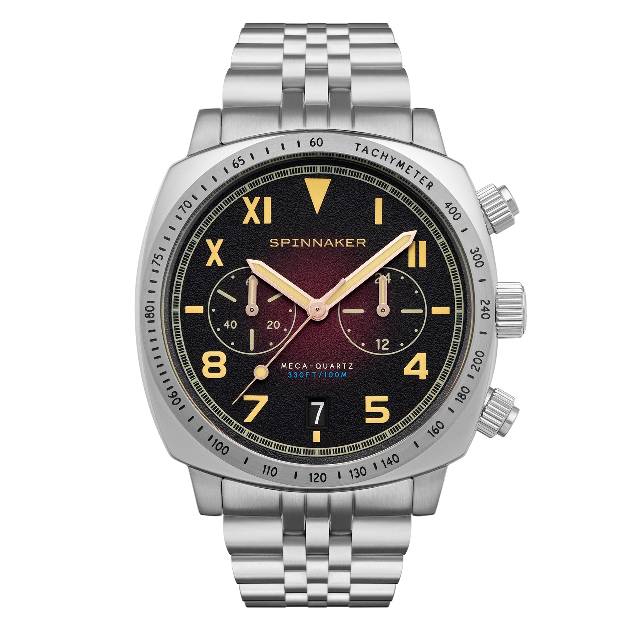 SPINNAKER Spinnaker Hull Men's Japanese Quartz Oxblood Watch SP-5092-22