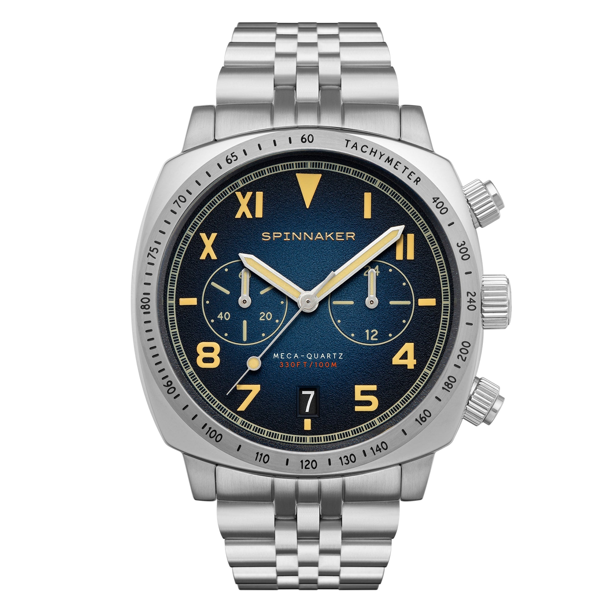 SPINNAKER Spinnaker Hull Men's Japanese Quartz Fumme Blue Watch SP-5092-33