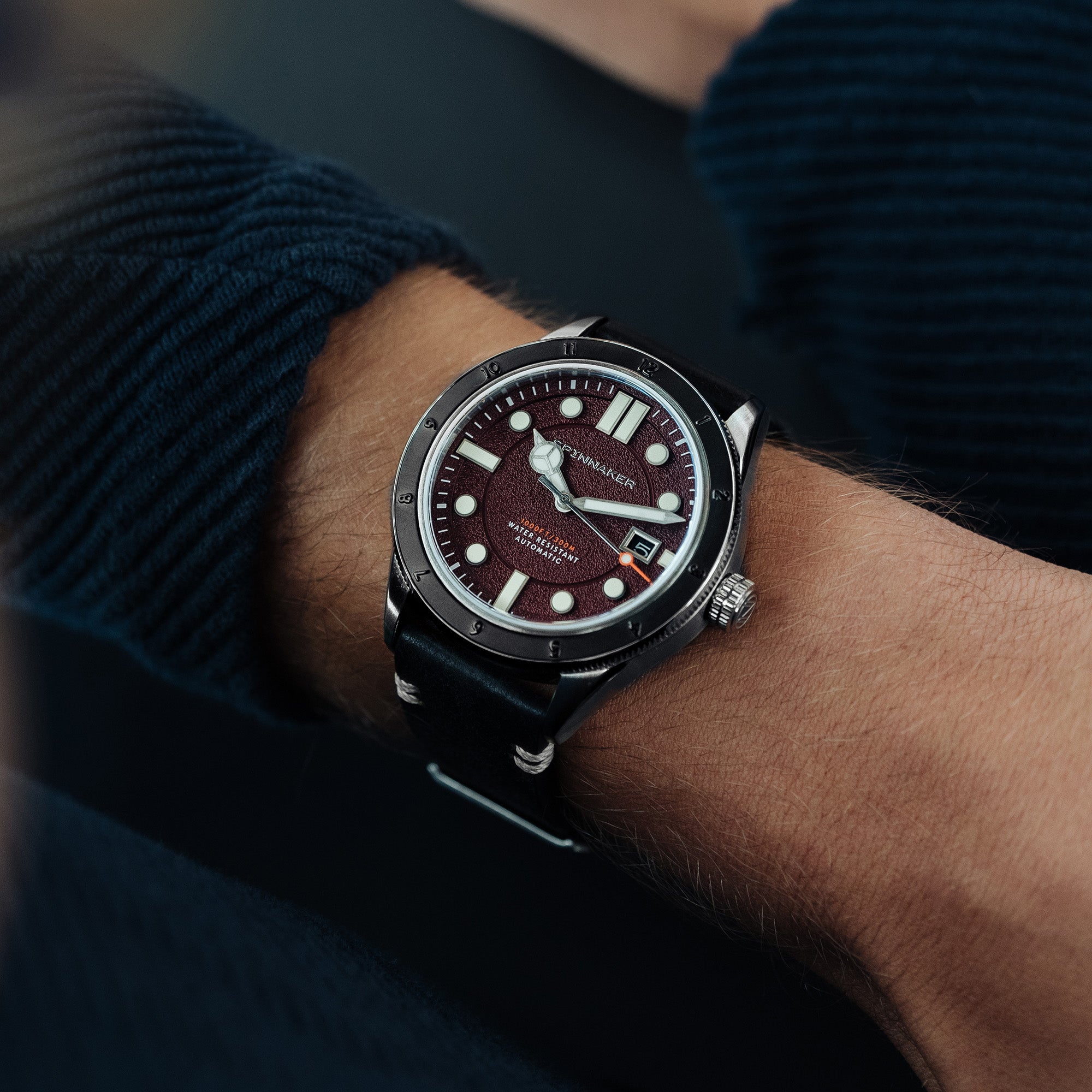 SPINNAKER Spinnaker Cahill 2021 Men's Japanese Automatic Malbec Watch SP-5096-04