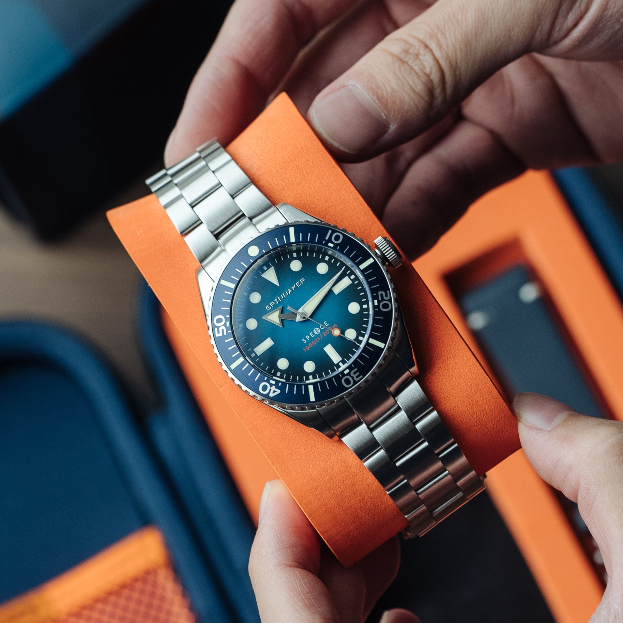 SPINNAKER Spinnaker Spence Men's Japanese Automatic Indigo Blue Watch SP-5097-22