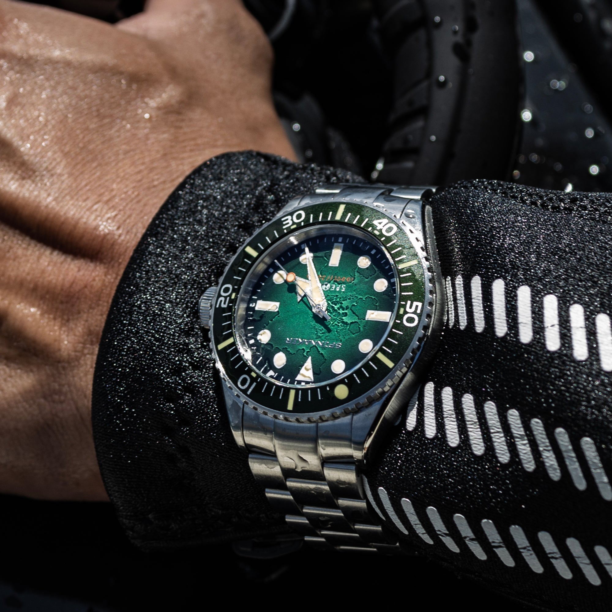 SPINNAKER Spinnaker Spence Sea Green Japanese Automatic Men's Watch SP-5097-44