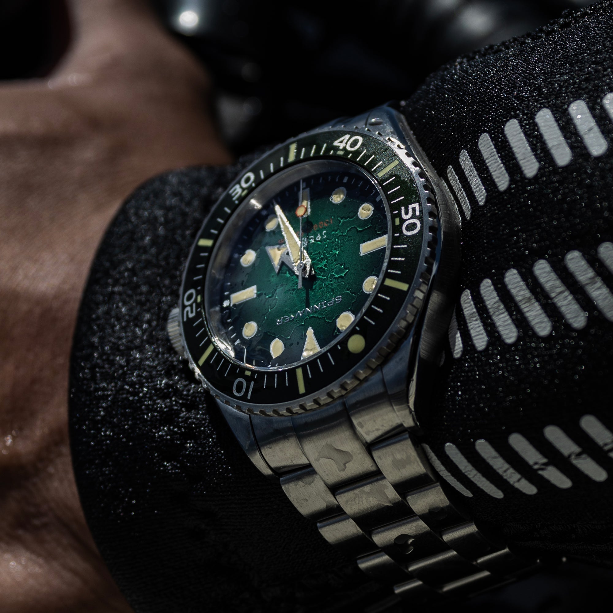 SPINNAKER Spinnaker Spence Sea Green Japanese Automatic Men's Watch SP-5097-44